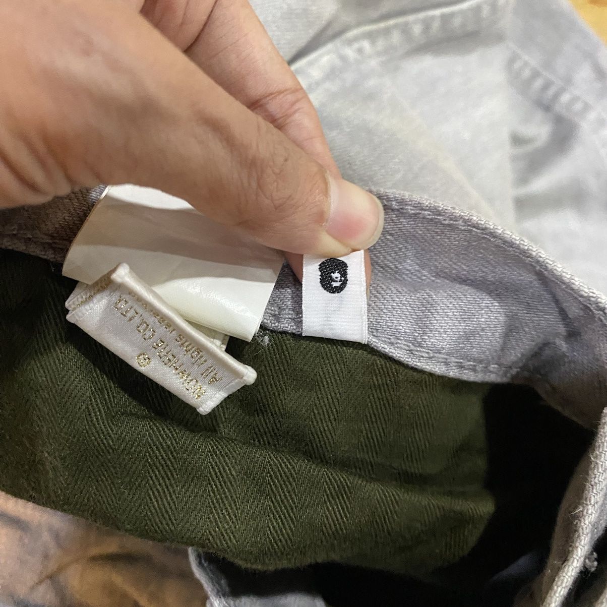 Bape Champion Logo Denim Size US 33 - 19 Thumbnail