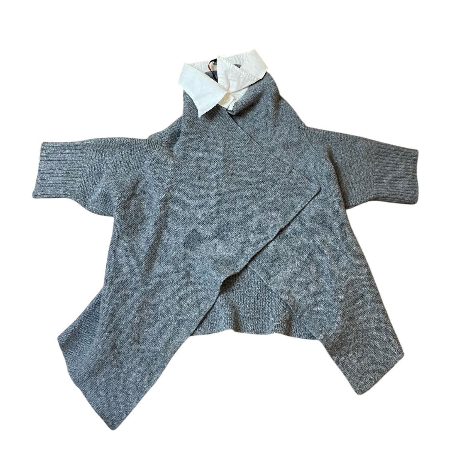 Cop Copine The Cop Copine Knitted Asymmetrical Sweater Size ONE SIZE - 2 Thumbnail