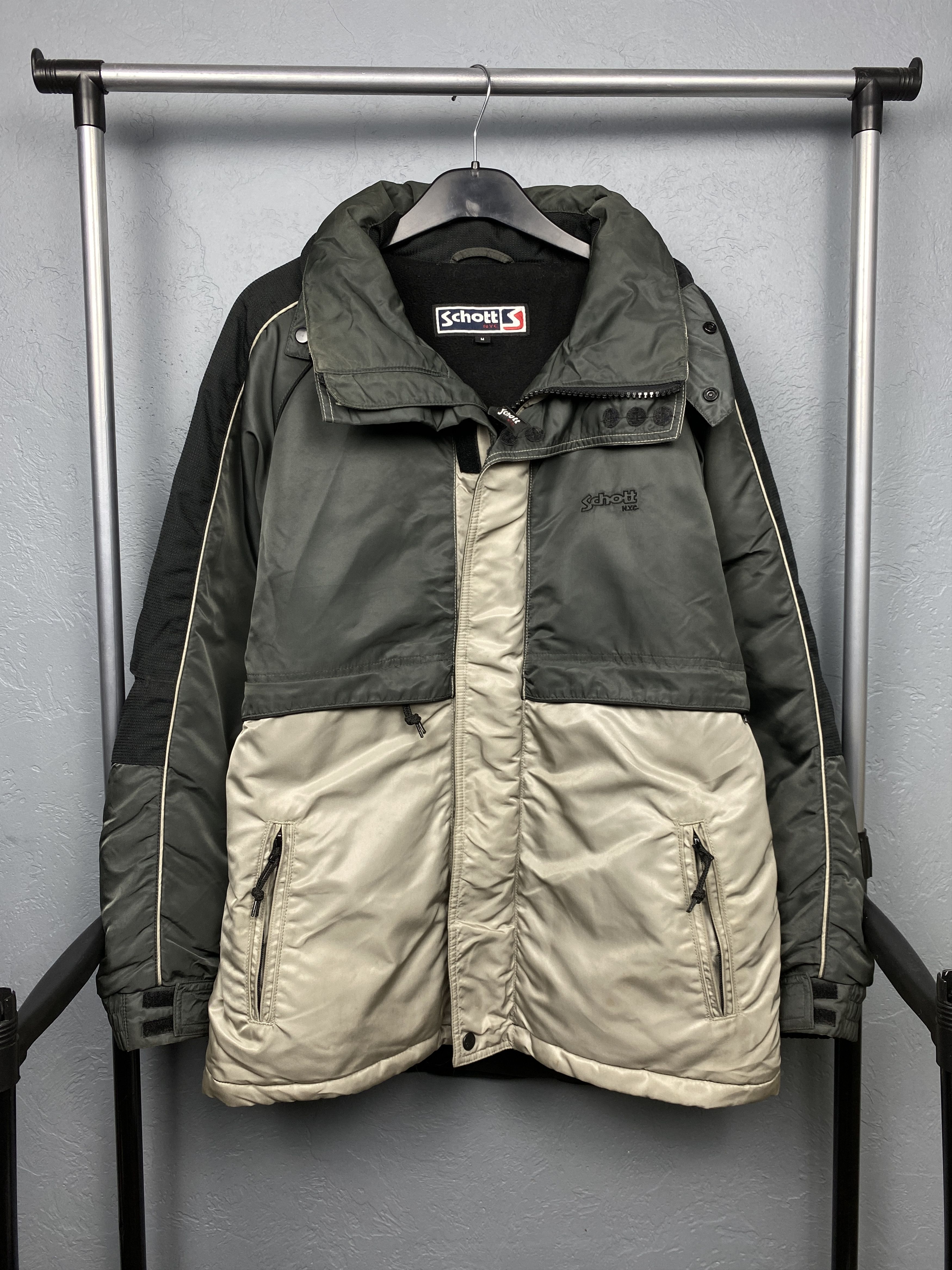 Schott Schott Vintage Mens Winter Cordura Jacket Size US M / EU 48-50 / 2 - 1 Thumbnail