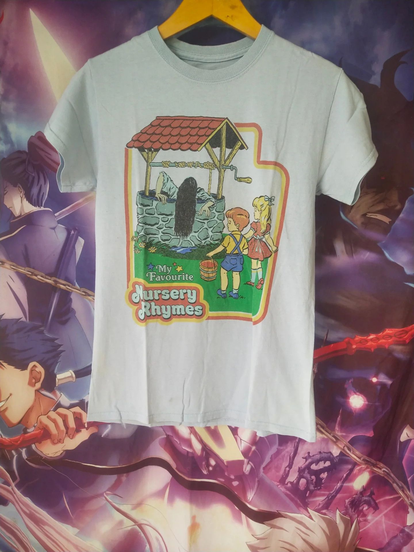 Vintage Steven Rhodes Nursery Rhymes Graphic Tee Size US S / EU 44-46 / 1 - 1 Thumbnail