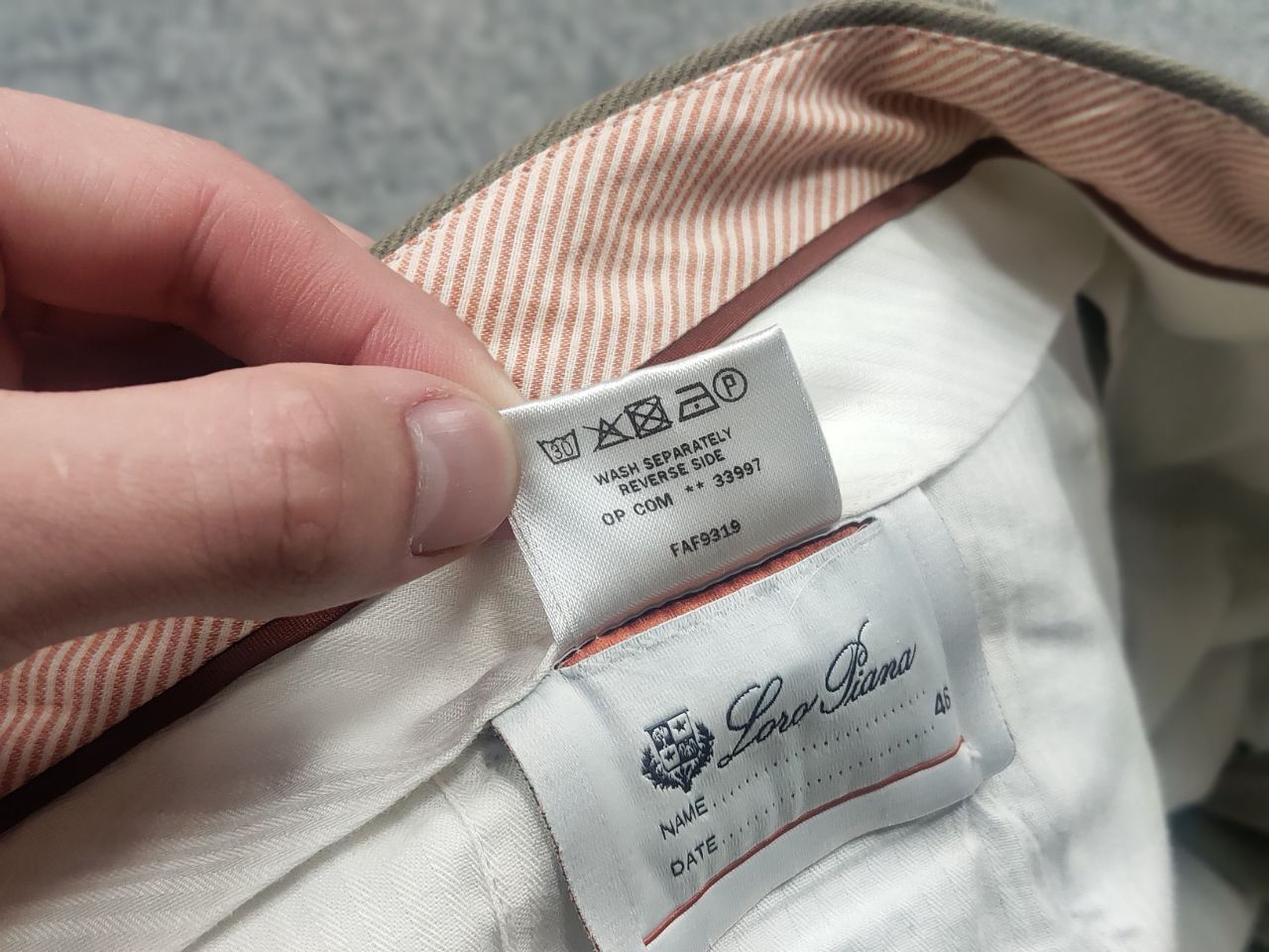 Loro Piana Loro Piana Italy design comfort trousers khaki chinos pants Size US 31 - 19 Thumbnail