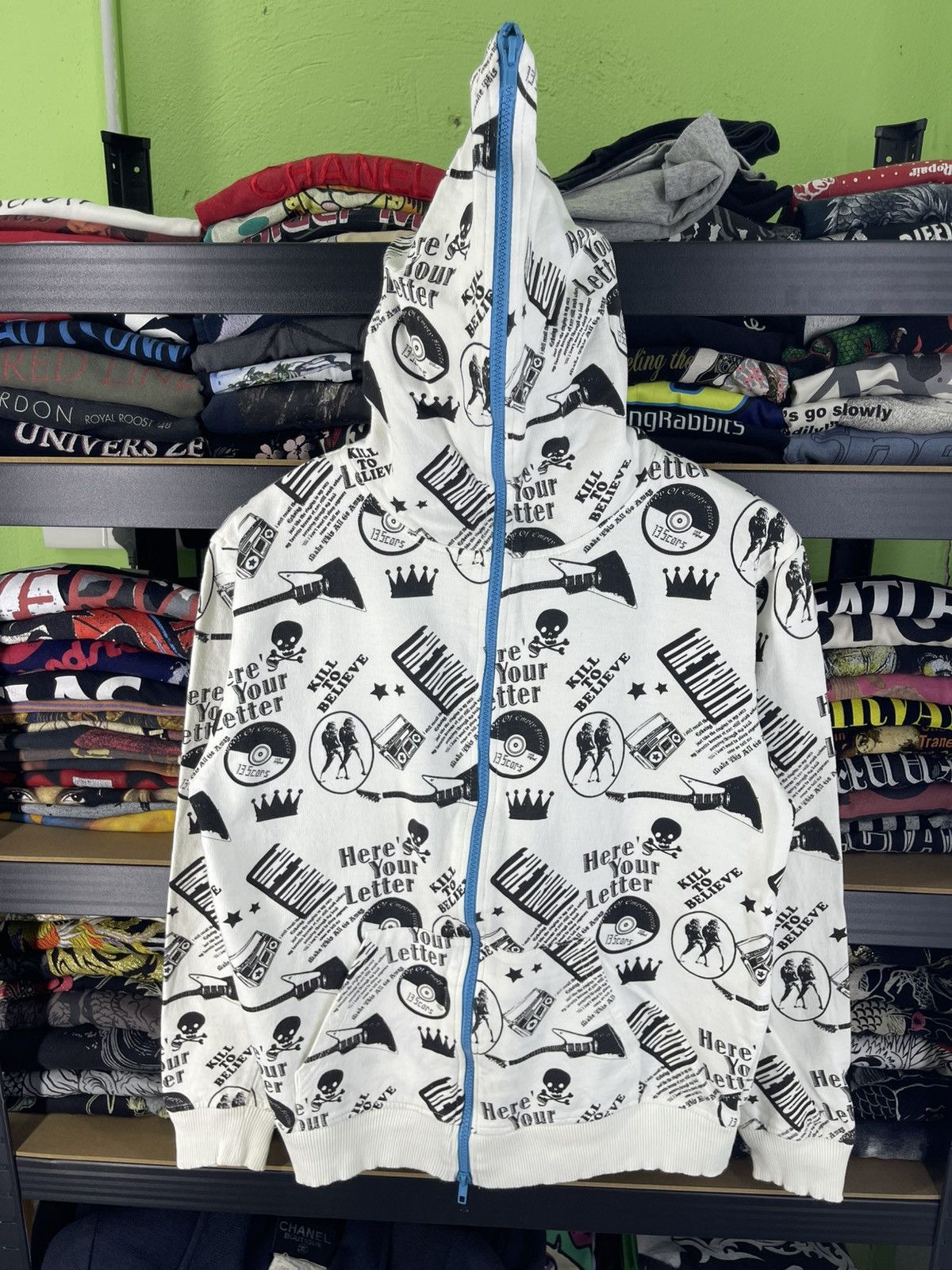Hysteric Glamour Vintage inn O Style Skull Design Hoodie Size US L / EU 52-54 / 3 - 1 Thumbnail