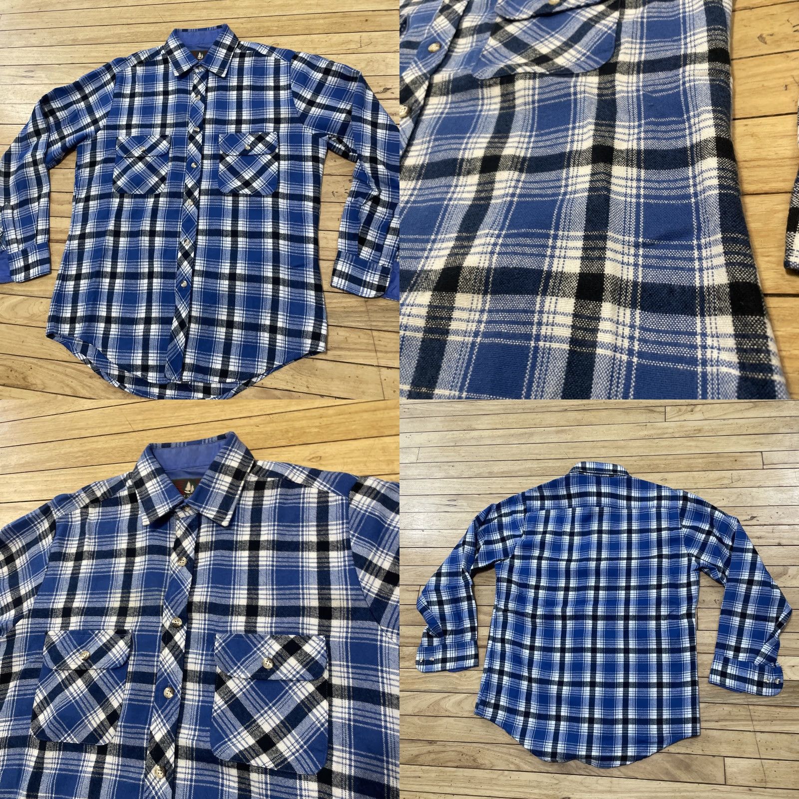 High Sierra VINTAGE High Sierra Flannel Shirt Men M Blue Plaid Western 90s Light Cotton Button-Up Redefined for Search (90s, western, vintage) Mens Size US M / EU 48-50 / 2 - 11 Thumbnail