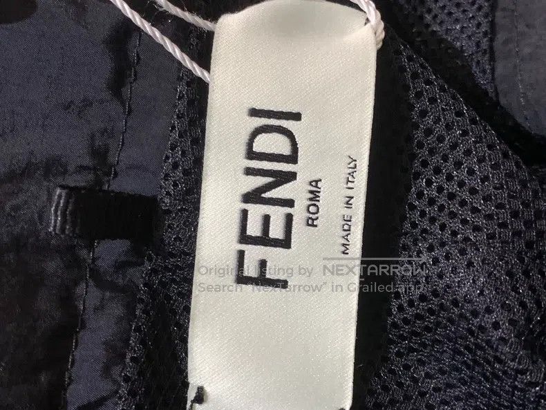 Fendi Fendi size L Pleated Patch Pocket High-waist Work Shorts Size 22" - 2 Thumbnail