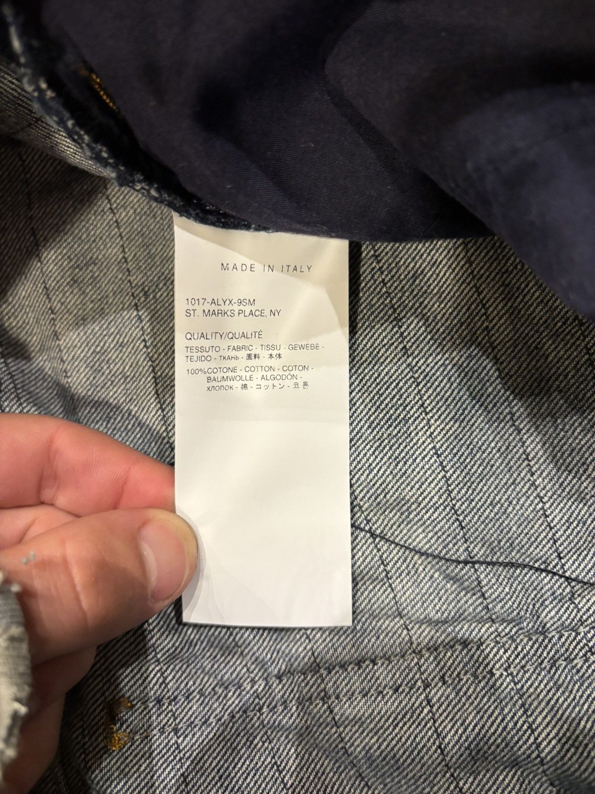 1017 ALYX 9SM 1017 Alyx 9sm BlackMeans Frayed Denim Jeans Size US 34 / EU 50 - 4 Thumbnail