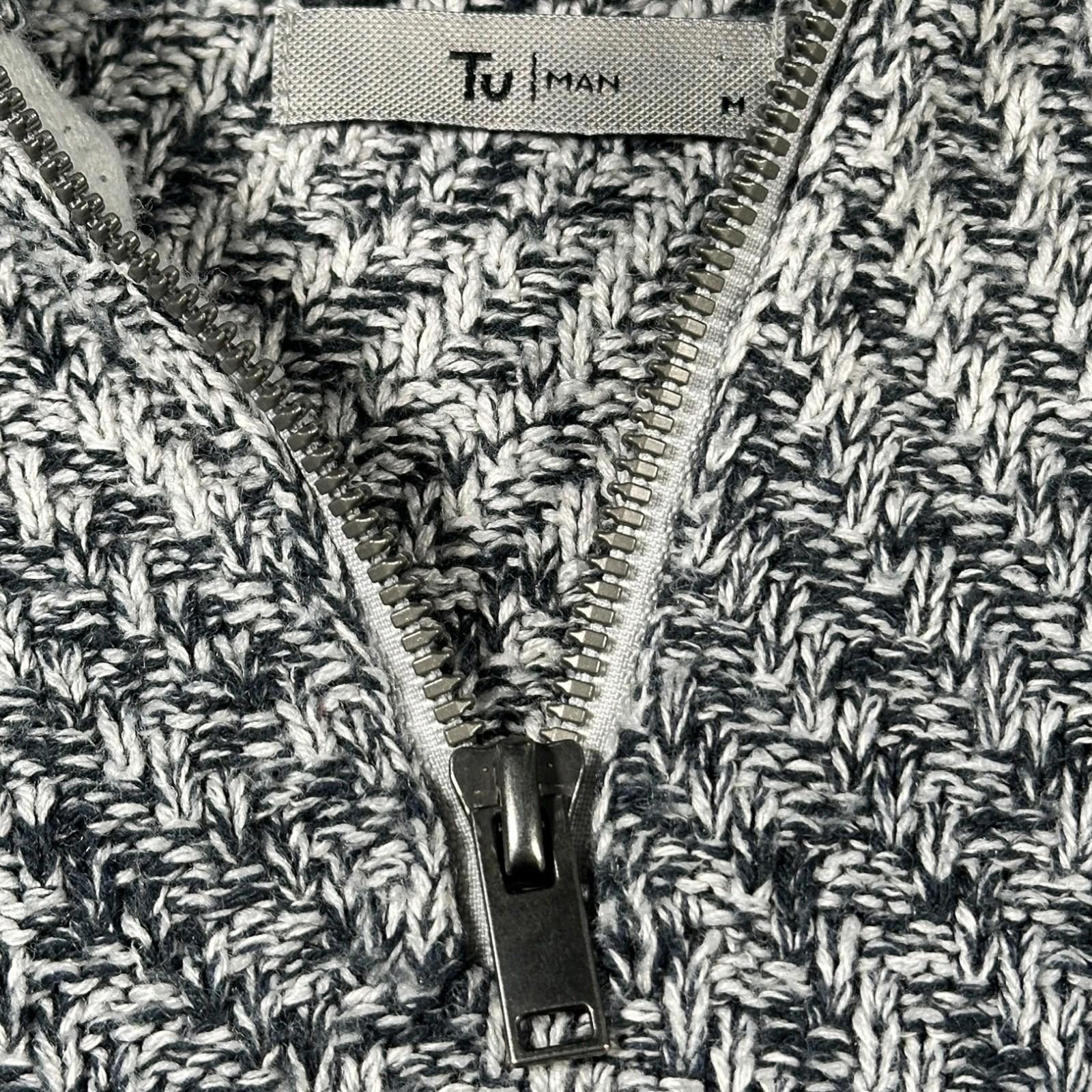 Tultex Tu Man 1/4 Zip Jumper Men's UK Size M Turtle Neck Size ONE SIZE - 5 Thumbnail