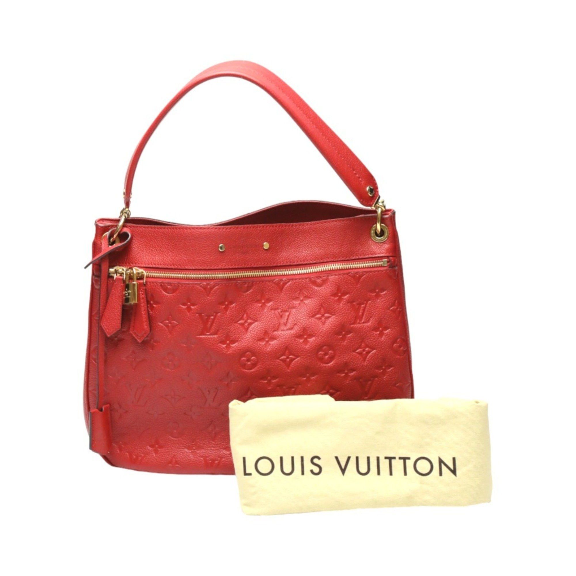 Louis Vuitton Louis Vuitton Handbag Monogram Empreinte Spontini M42820 Red LV Size ONE SIZE - 1 Thumbnail