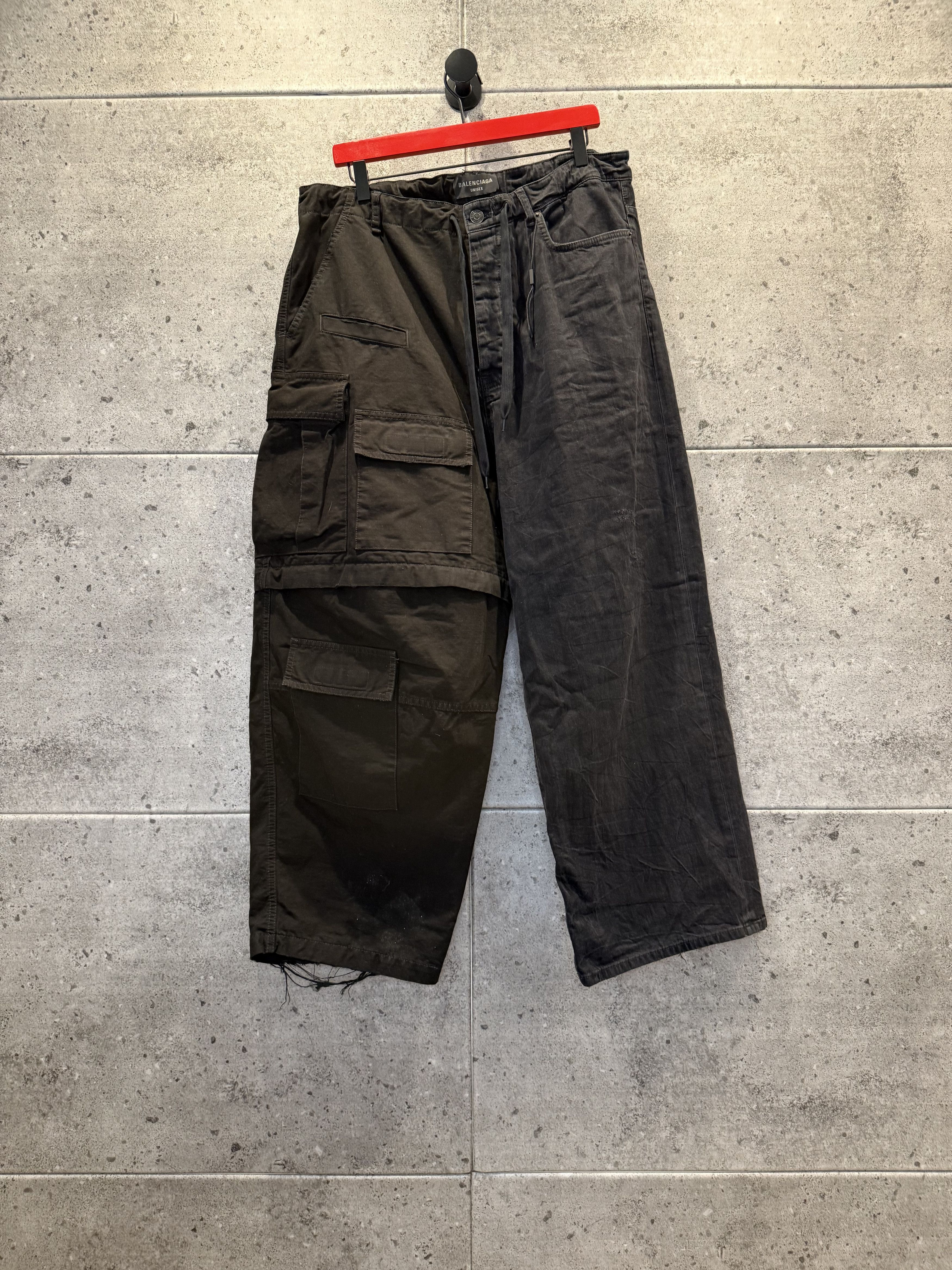 Balenciaga Balenciaga hybrid baggy pants Size US 34 / EU 50 - 1 Thumbnail