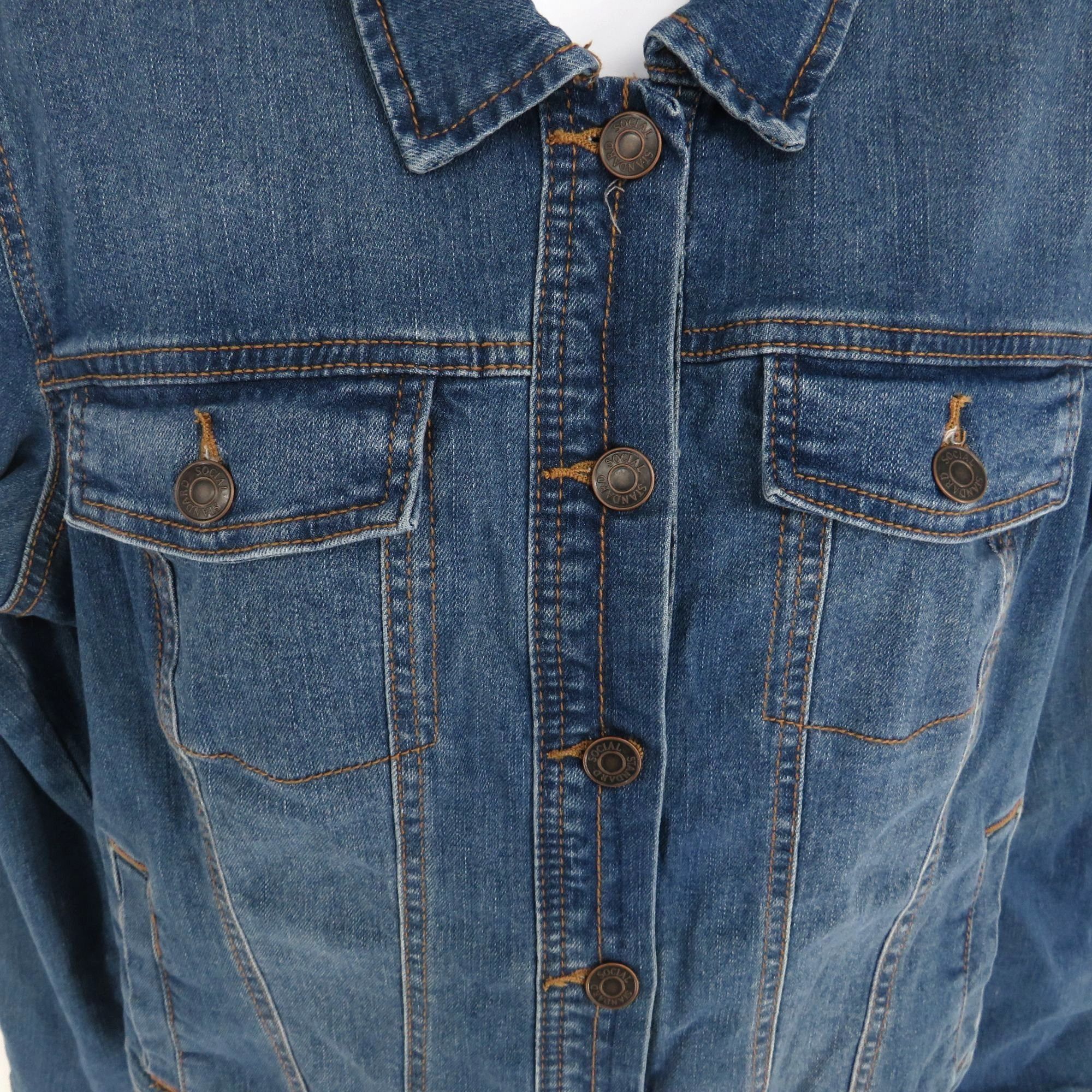 Other Social Standard By Sanctuary Womens Denim Jacket Small Butto Size S / US 4 / IT 40 - 5 Thumbnail