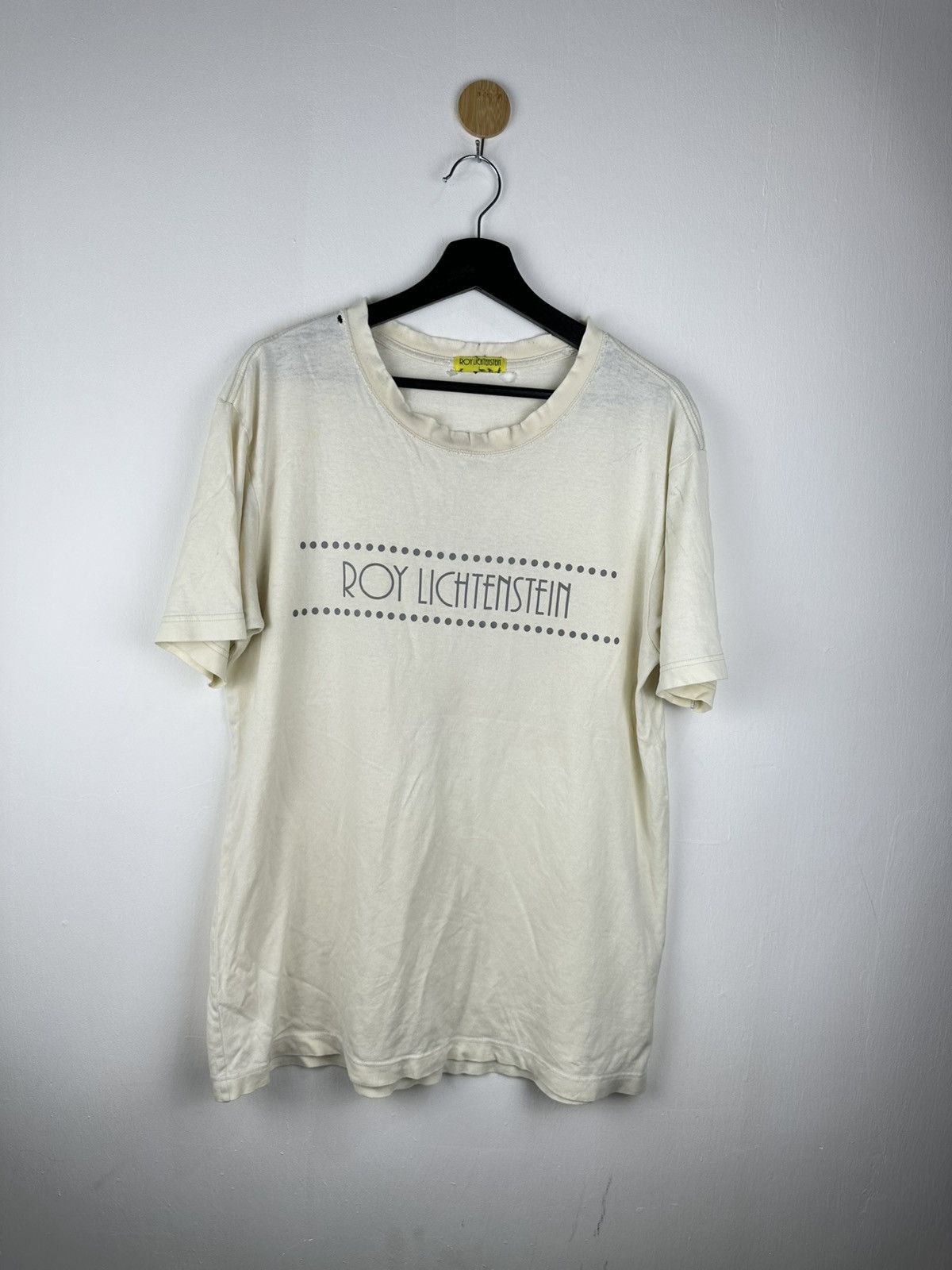 Vintage Distressed Roy Lichtenstein Tee Size US L / EU 52-54 / 3 - 2 Thumbnail
