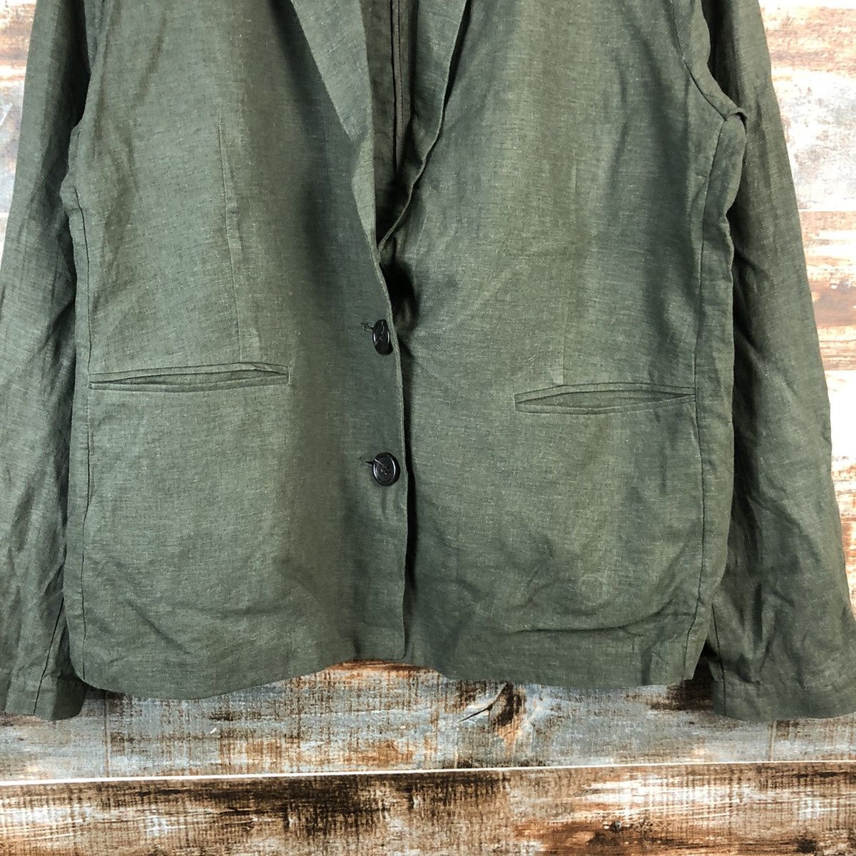 Japanese Brand Ikka Green vintage jacket #A2549 Size US M / EU 48-50 / 2 - 6 Thumbnail
