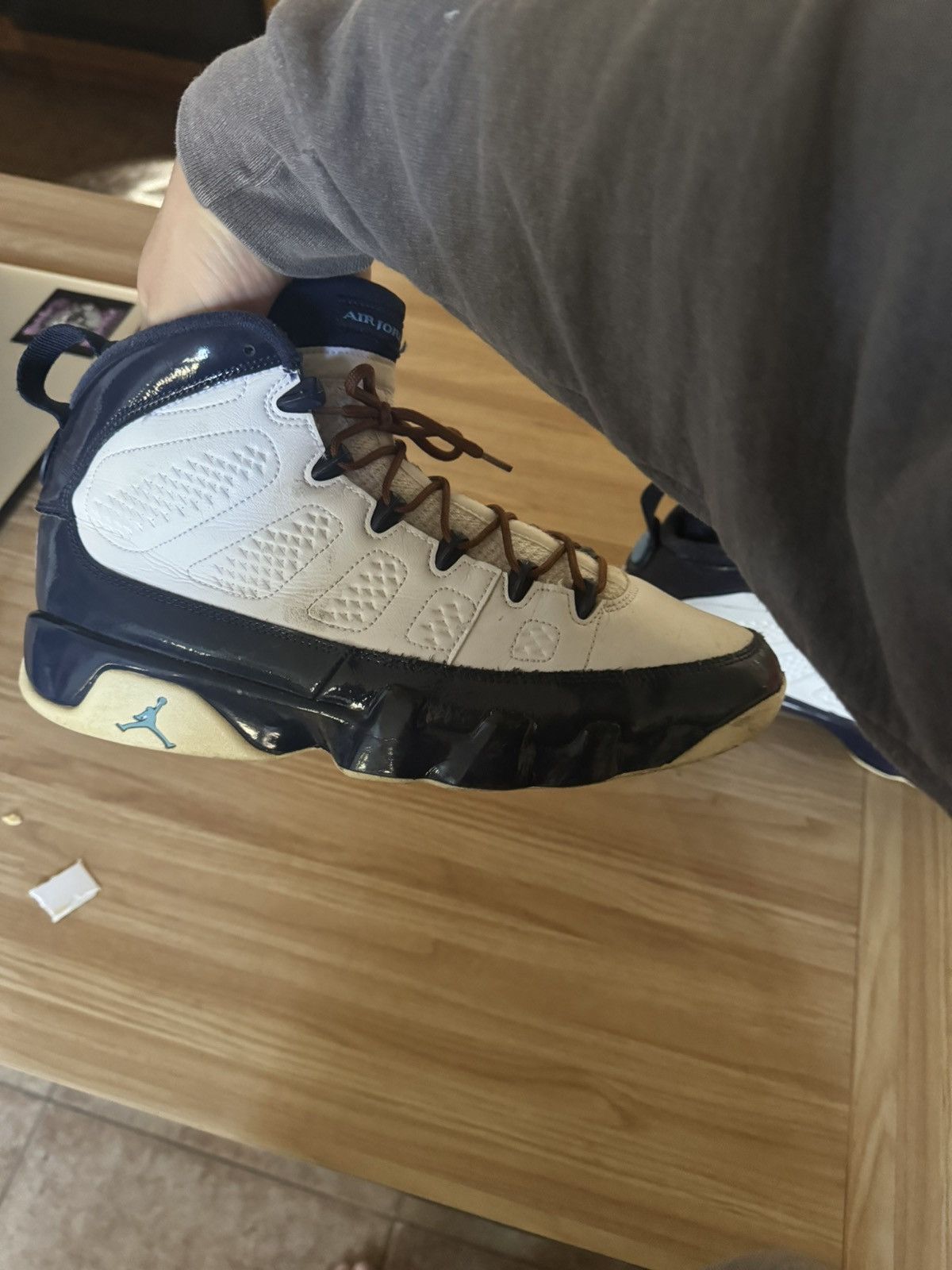 Jordan Brand Air Jordan 9 UNC 2019 Size US 11 / EU 44 - 6 Thumbnail