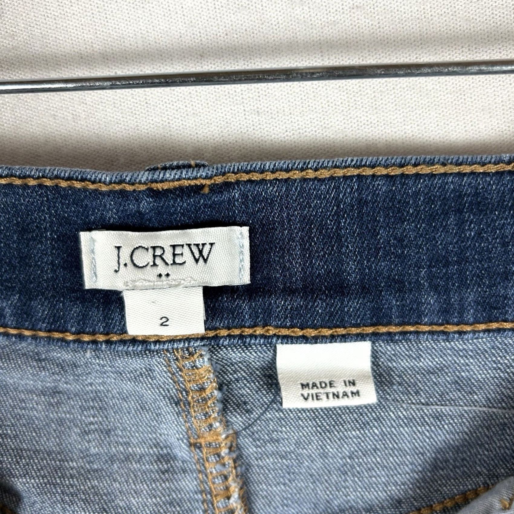 J.Crew J. Crew A-Line Skirt Womens 2 Denim Blue Pockets Casual Summer Short Size 26" / US 2 / IT 38 - 3 Thumbnail
