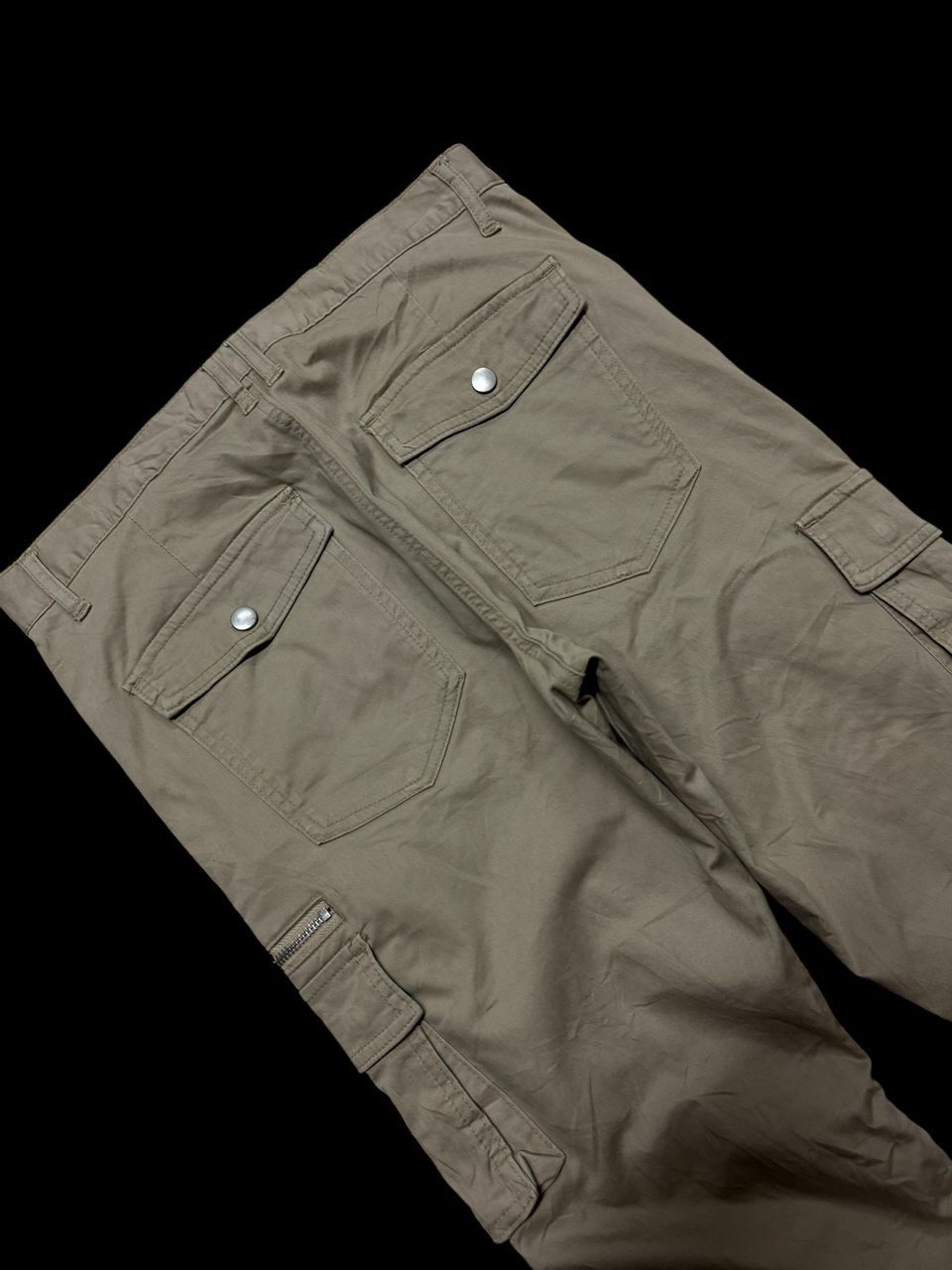 PPFM Grunge Semantic Design Ruched Multipocket Zipper Punk Cargo Size US 30 / EU 46 - 18 Thumbnail