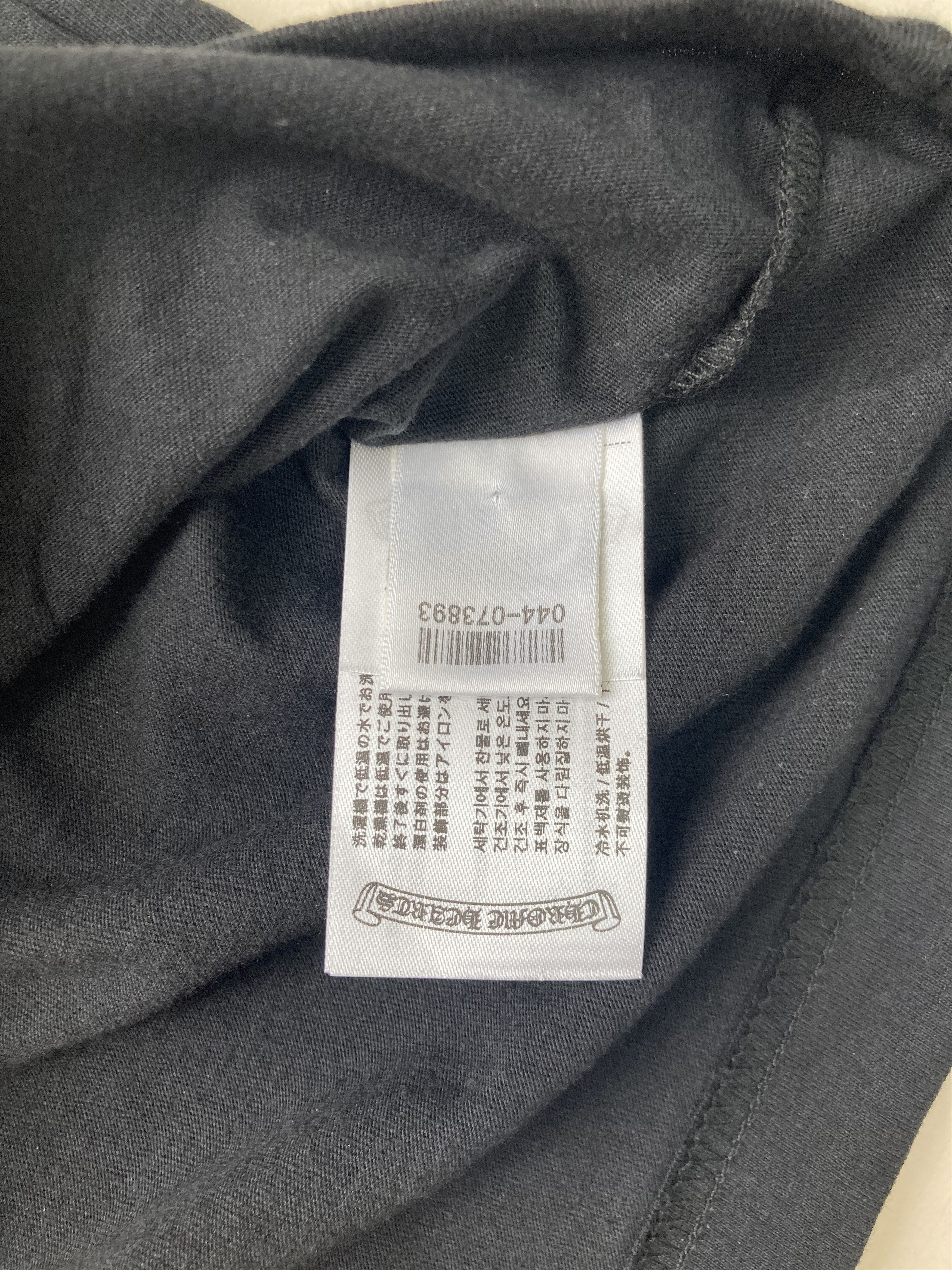 Chrome Hearts Chrome Hearts Gold Script Neck Pocket Short Sleeve T-Shirt Size US L / EU 52-54 / 3 - 7 Thumbnail