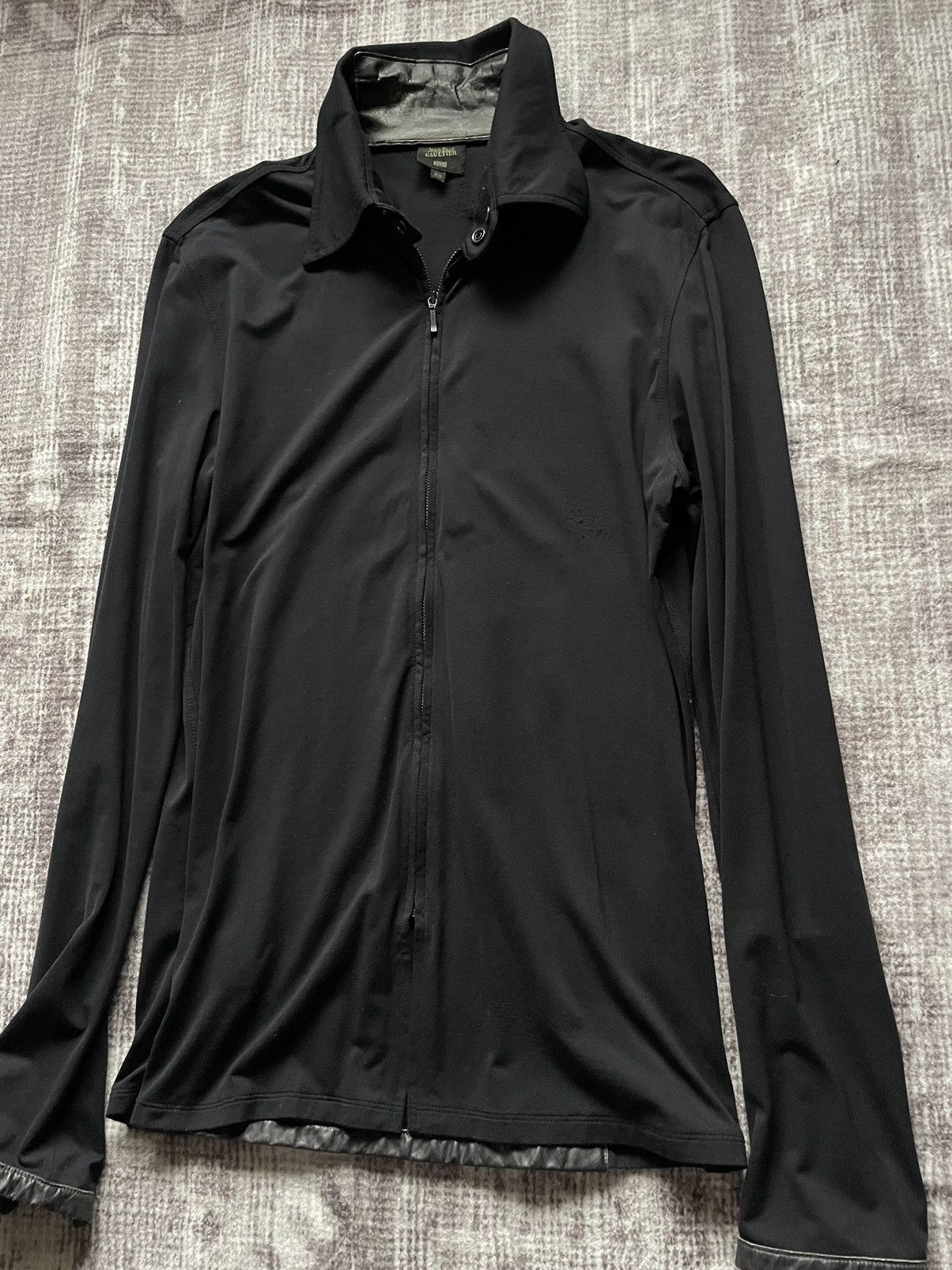 Jean Paul Gaultier Jean Paul Gaultier Homme Leather Zip Long Sleeve Shirt Size US M / EU 48-50 / 2 - 2 Thumbnail