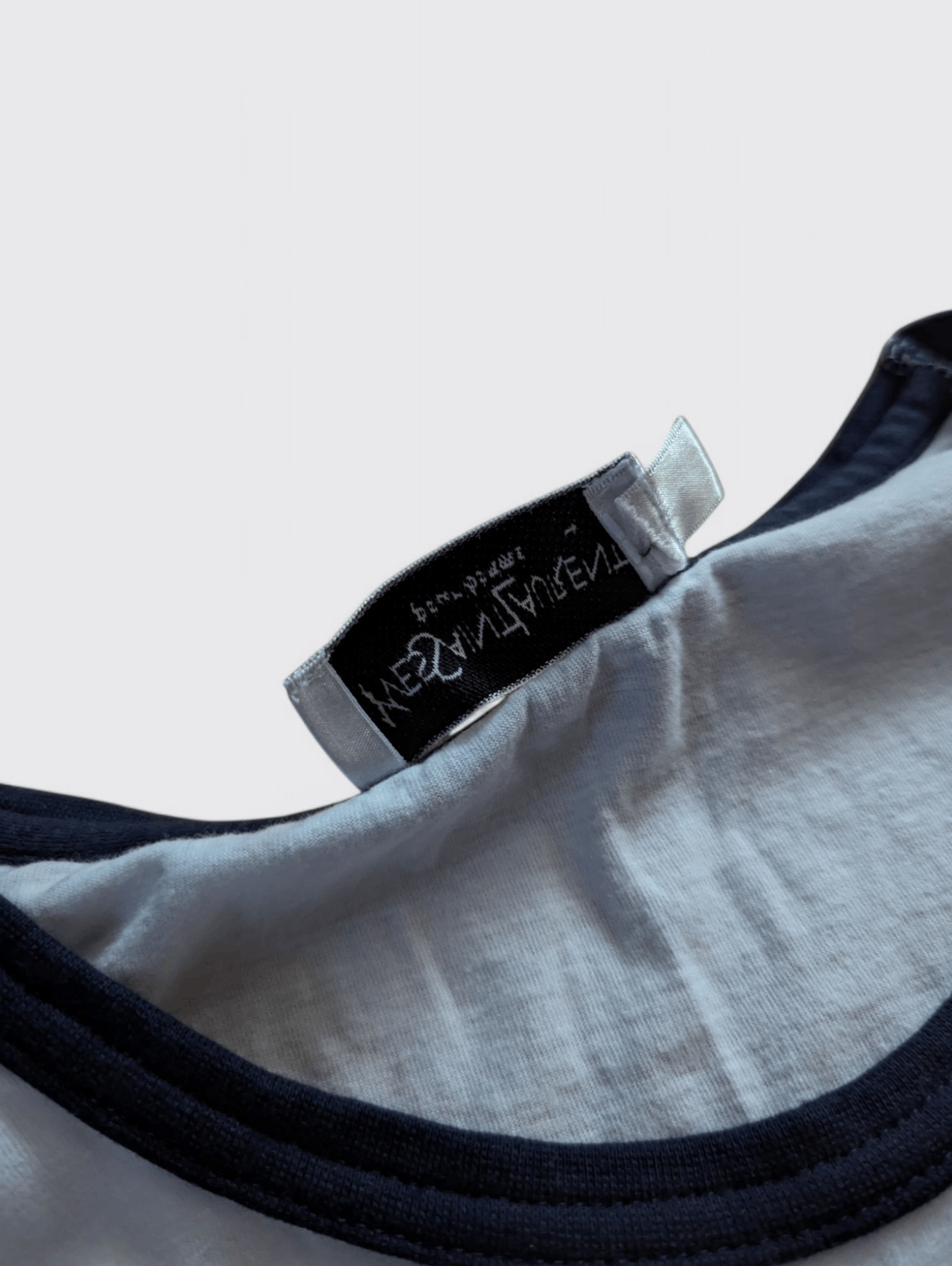 Yves Saint Laurent Yves Saint Laurent White Tshirt Size US XL / EU 56 / 4 - 6 Thumbnail