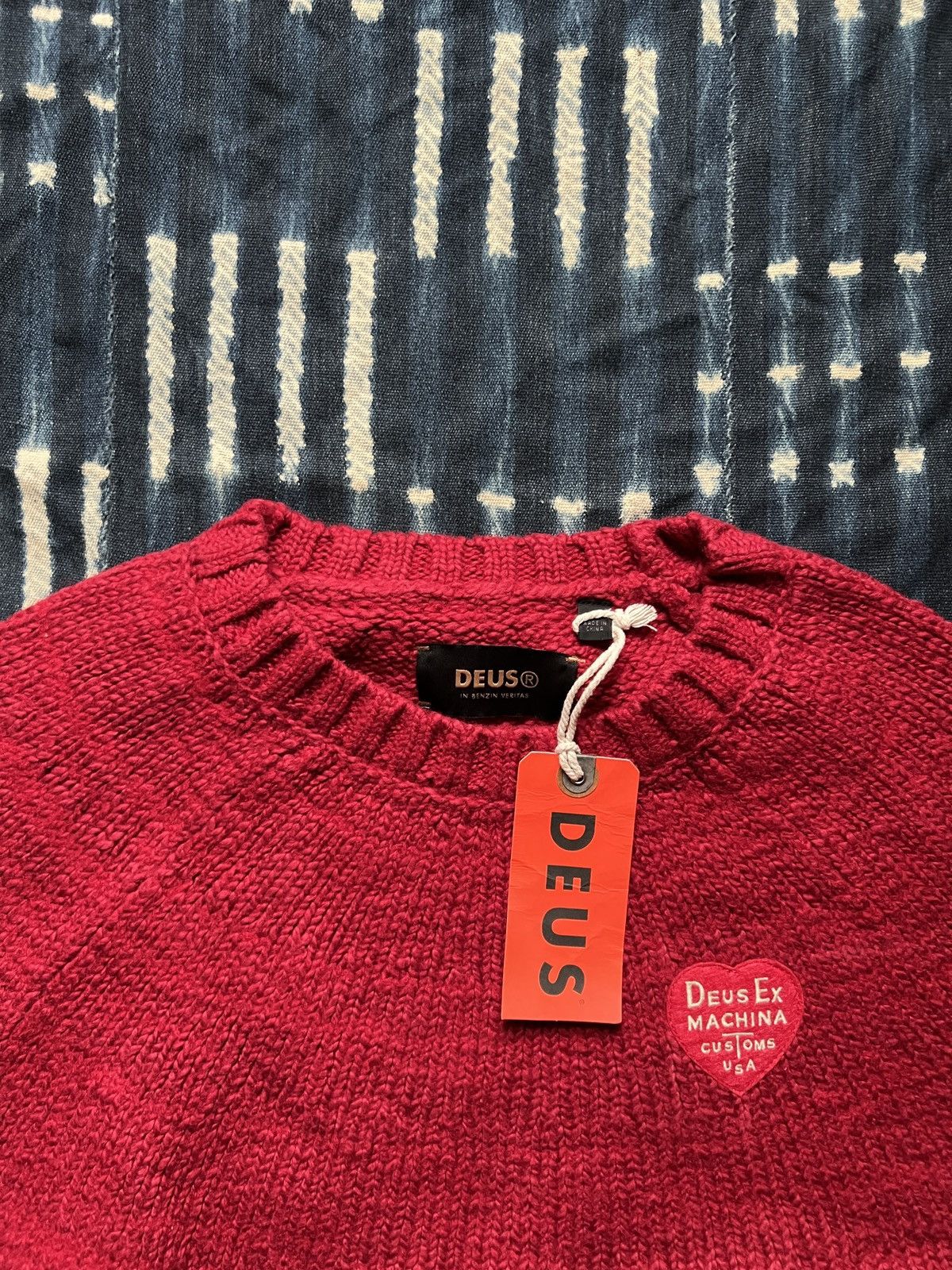 Deus Ex Machina Deus Ex Machina Heart Logo Knitted Sweater Human Made Size US L / EU 52-54 / 3 - 4 Thumbnail
