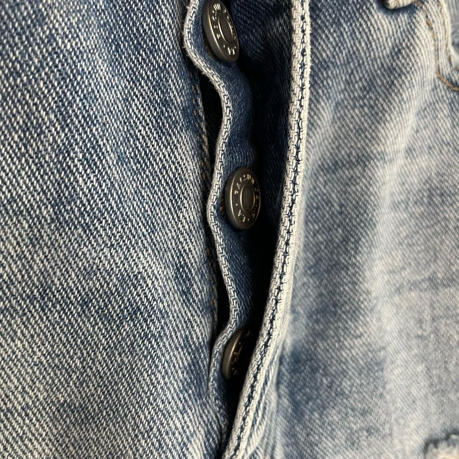 Pacsun PacSun Mom Jeans 26 Womens Button Fly Distressed Casual Size 27" / US 4 / IT 40 - 2 Thumbnail