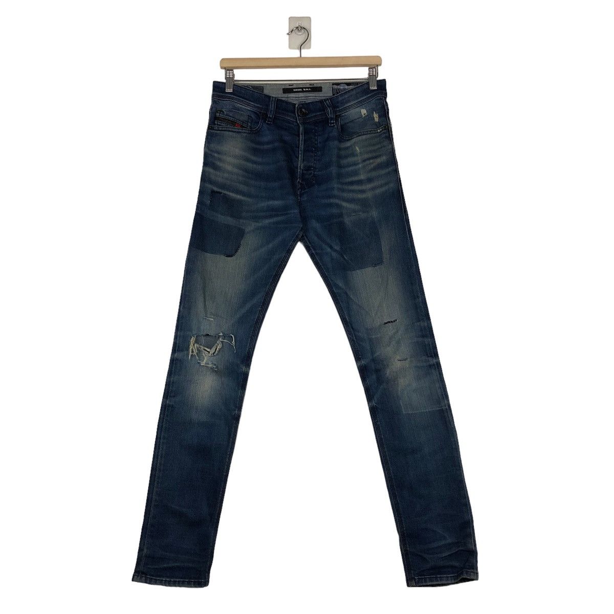Diesel 🔥Vintage Slim Cut Denim Biker Wear Diesel Distressed Design Size US 30 / EU 46 - 1 Thumbnail