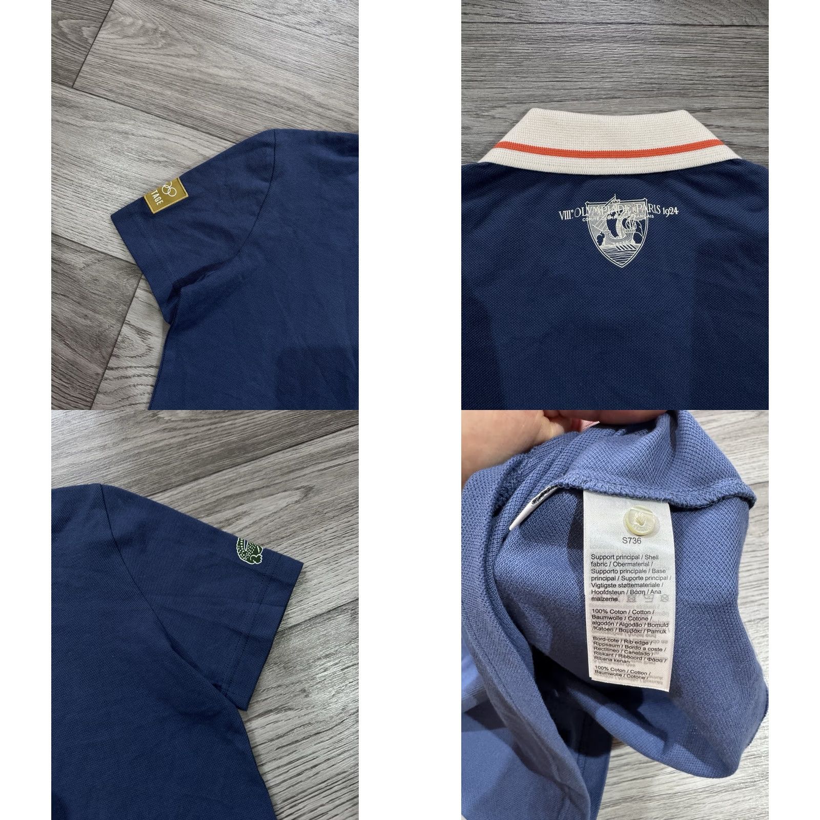Lacoste Lacoste Polo Shirt The Heritage Collection Paris 1924 Navy Womens Size 38 Short Sleeve Shirt Womens Size XS / US 0-2 / IT 36-38 - 8 Thumbnail