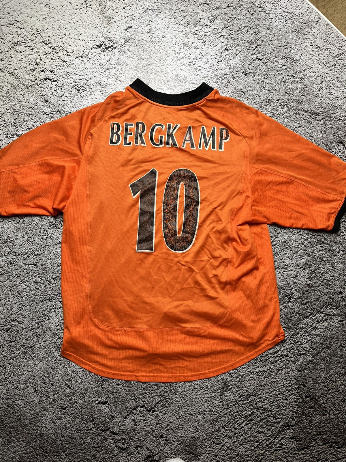 Nike 2000-2002 Netherlands Dennis Bergkamp nike vintage jersey Size US L / EU 52-54 / 3 - 1 Thumbnail
