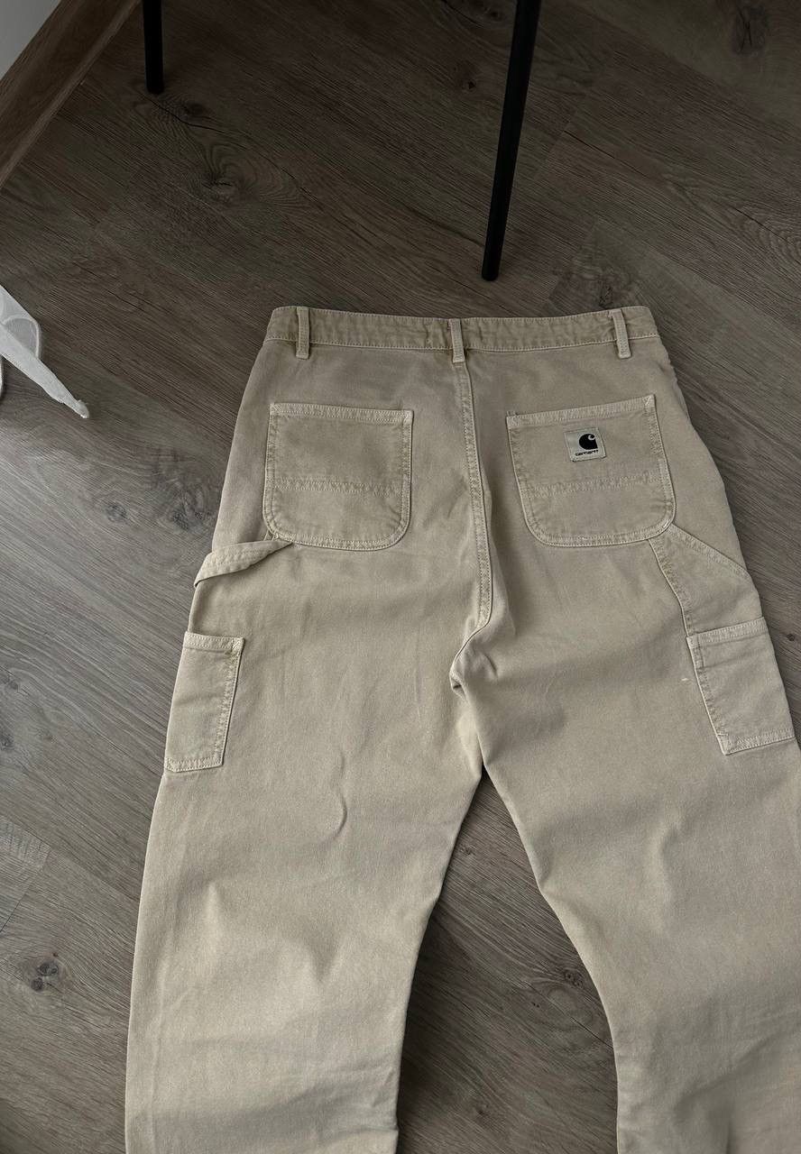 Carhartt Vintage Carhartt WIP Women’s Pierce Straight Beige Pants Size 27" / US 4 / IT 40 - 7 Thumbnail