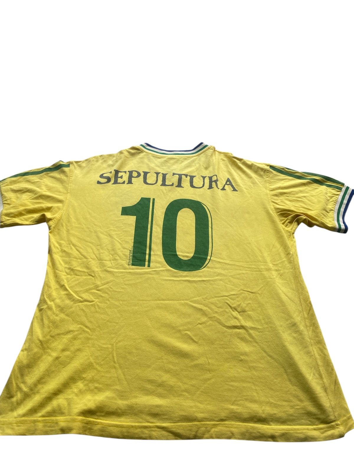 Band Tees Vintage Sepultura Brazil Tour 90s Blue Grape Size US XXL / EU 58 / 5 - 1 Thumbnail