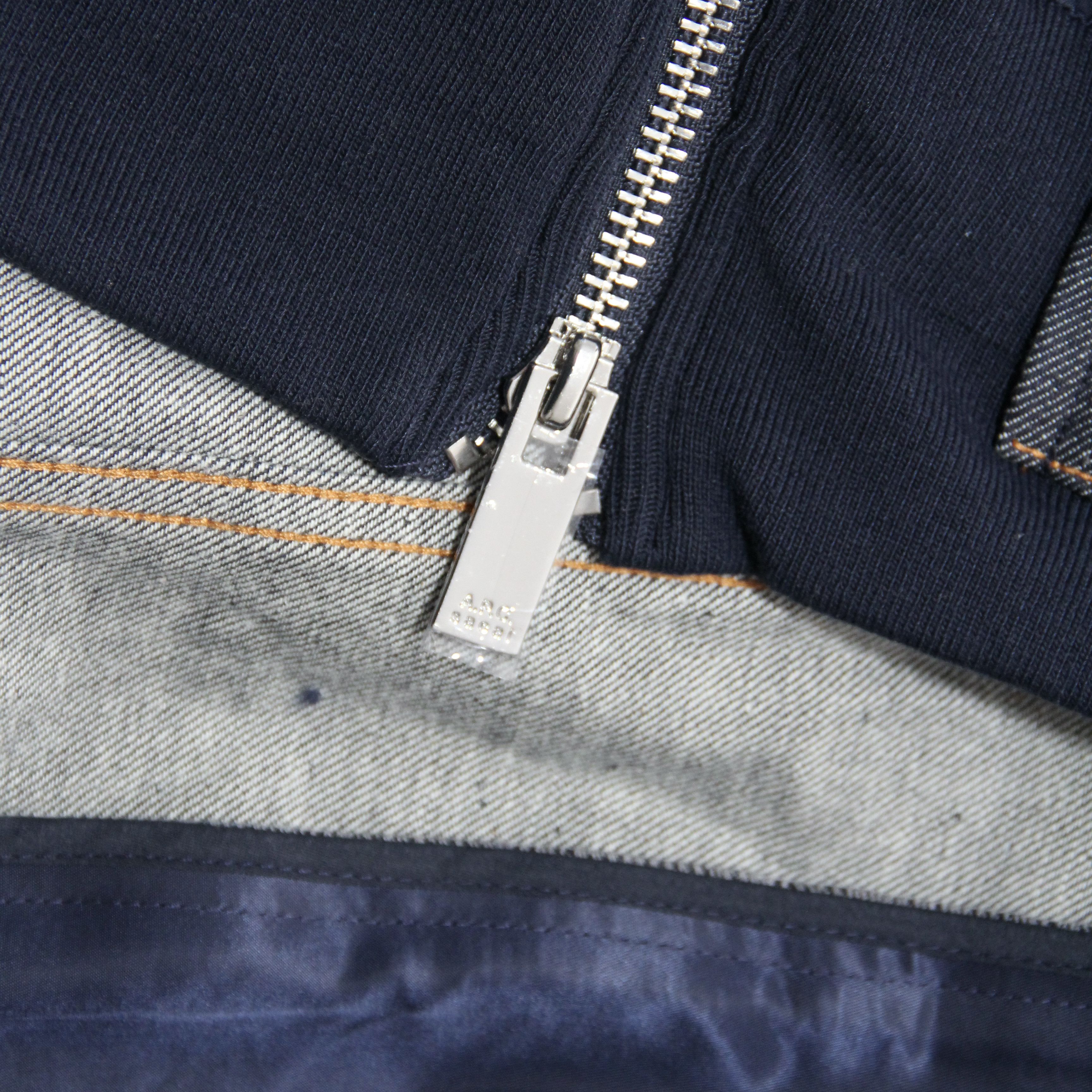 A.P.C. × Sacai A.P.C x Sacai Denim Bomber Jacket BNWT Small Size US XS / EU 42 / 0 - 11 Thumbnail