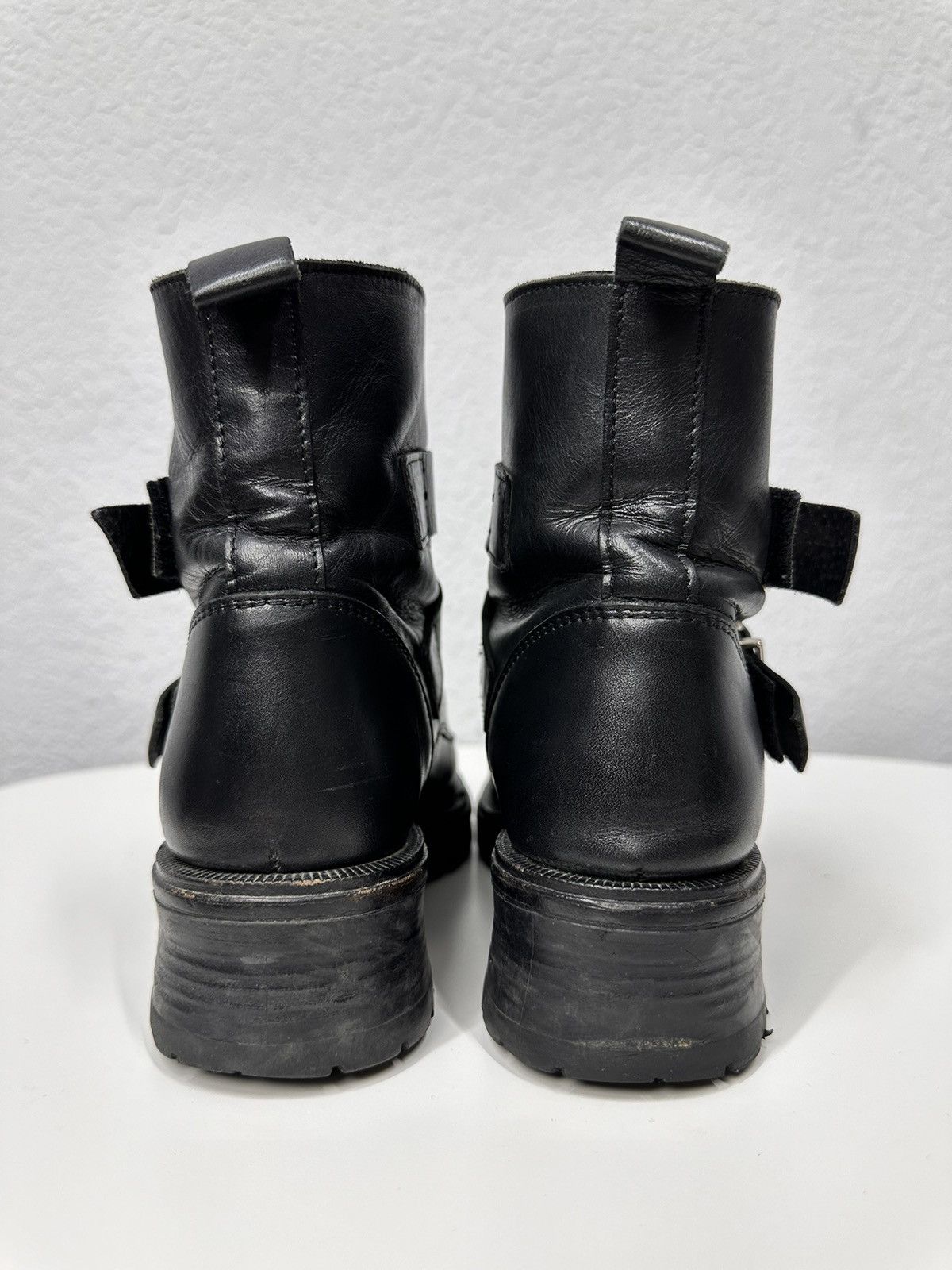 A.S.98 Metal Zip A.S. 98 Leather Boots Vintage High Rick Owen Style Size US 8 / IT 38 - 11 Thumbnail