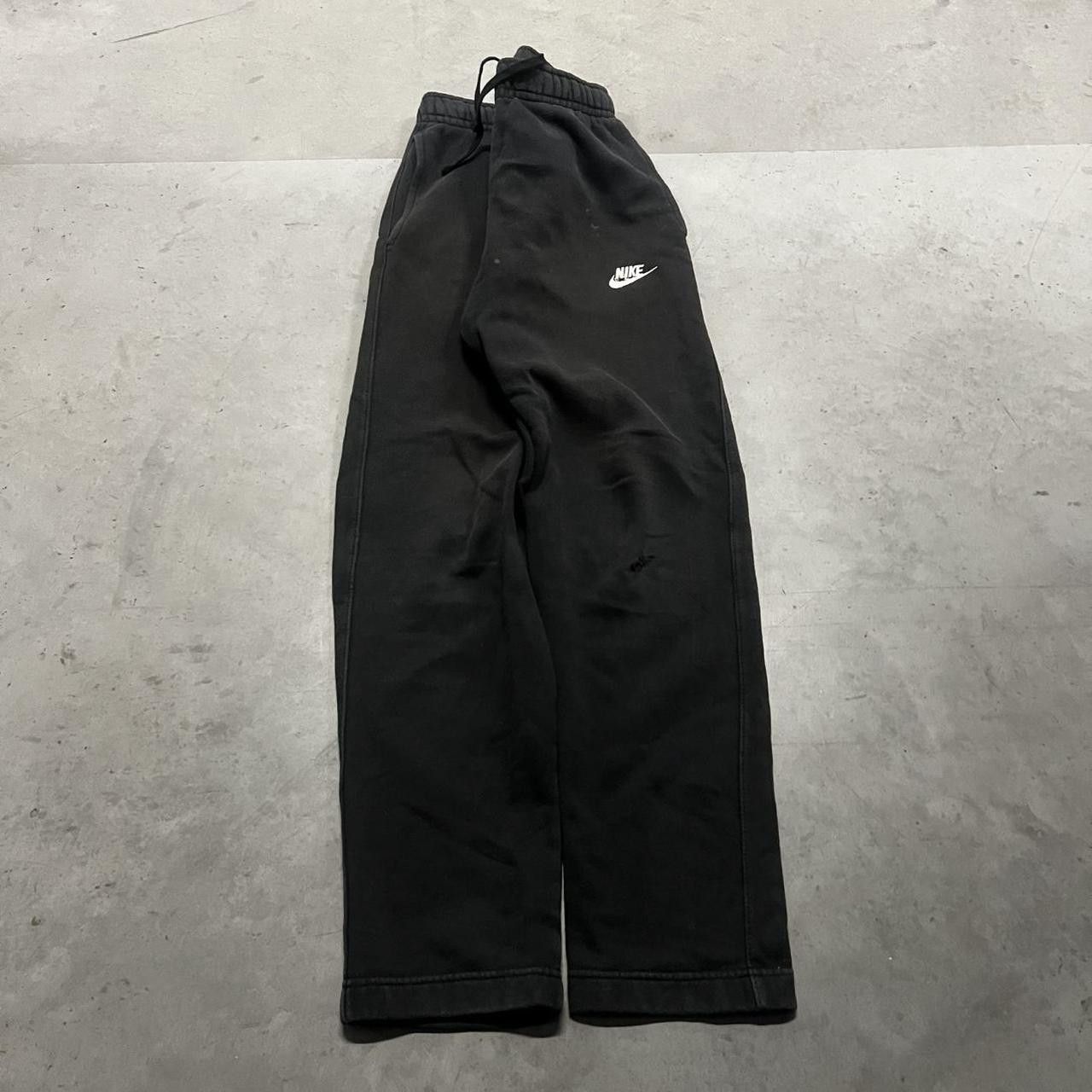 Nike × Vintage Vintage Y2K Black Nike Sweatpants with white Nike Swoosh! Size US 30 / EU 46 - 1 Thumbnail