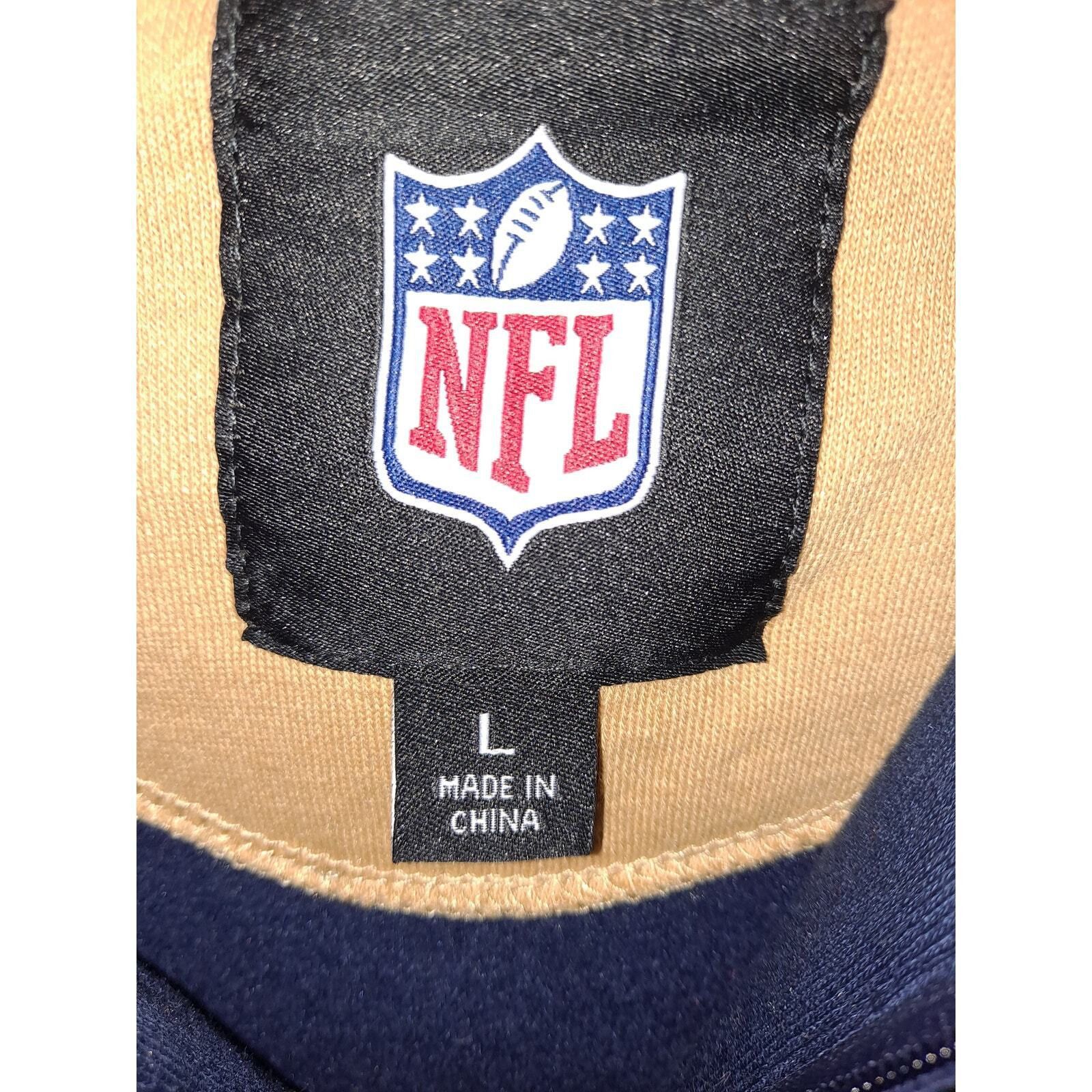 NFL NFL St Louis Rams Full Zip Hoodie Sweatshirt SIze Large Size US L / EU 52-54 / 3 - 3 Thumbnail