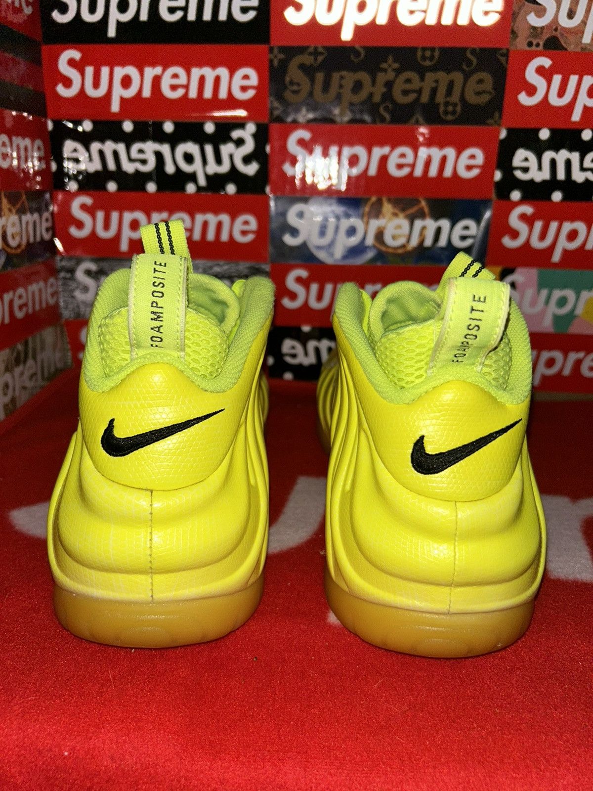 Nike Nike Air Foamposite Pro Volt 624041-700 size 12.5 Size US 12.5 / EU 45-46 - 3 Thumbnail