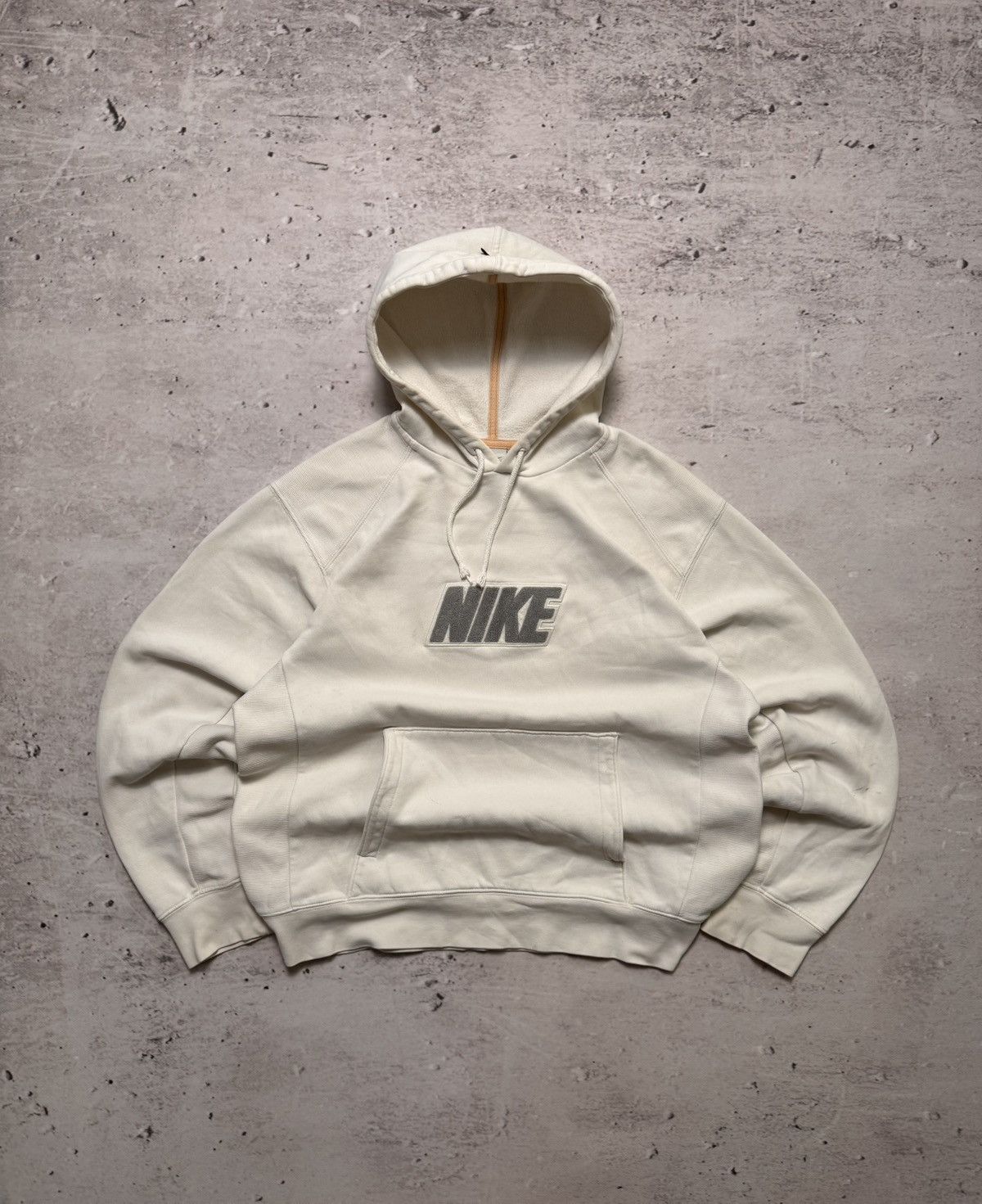 Nike × Vintage NIKE VINTAGE CENTER LOGO OVERSIZE BOXY HOODIE Size US M / EU 48-50 / 2 - 1 Thumbnail
