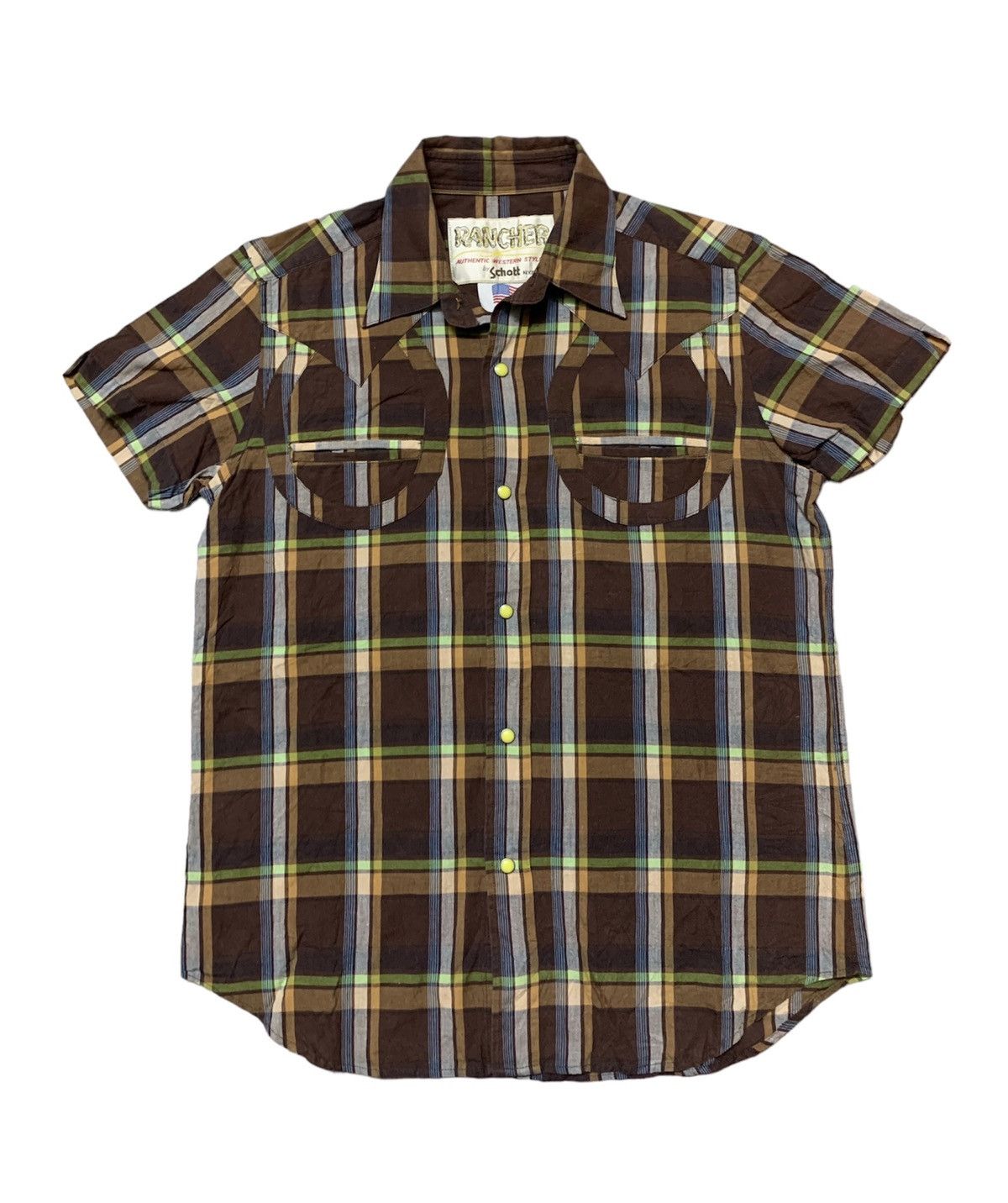 Schott Vintage SCHOTT Rancher Wear Shirt Western Size US S / EU 44-46 / 1 - 1 Thumbnail