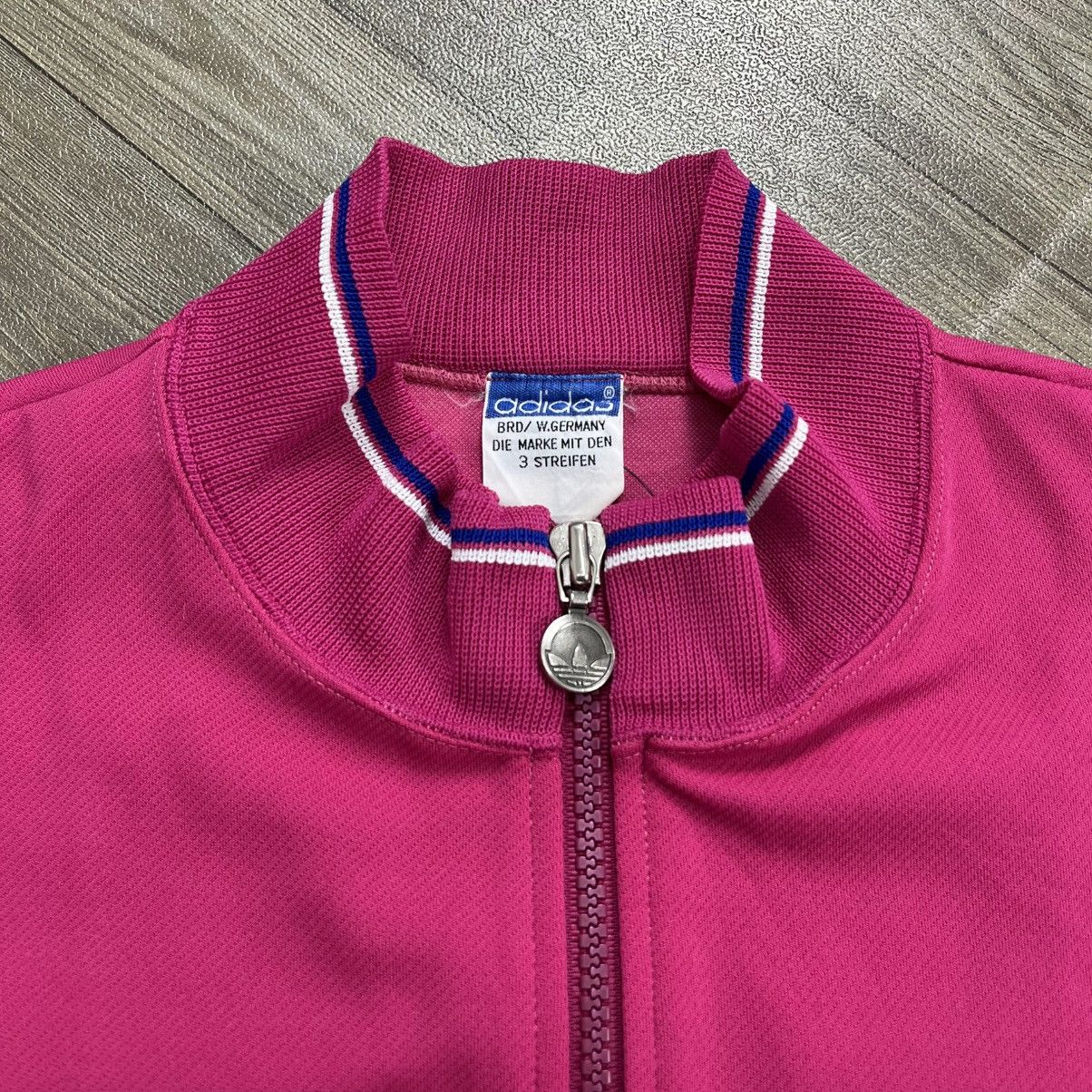 Adidas Vintage 80s Adidas Descente West Germany Tracktop Japan Size US M / EU 48-50 / 2 - 5 Thumbnail