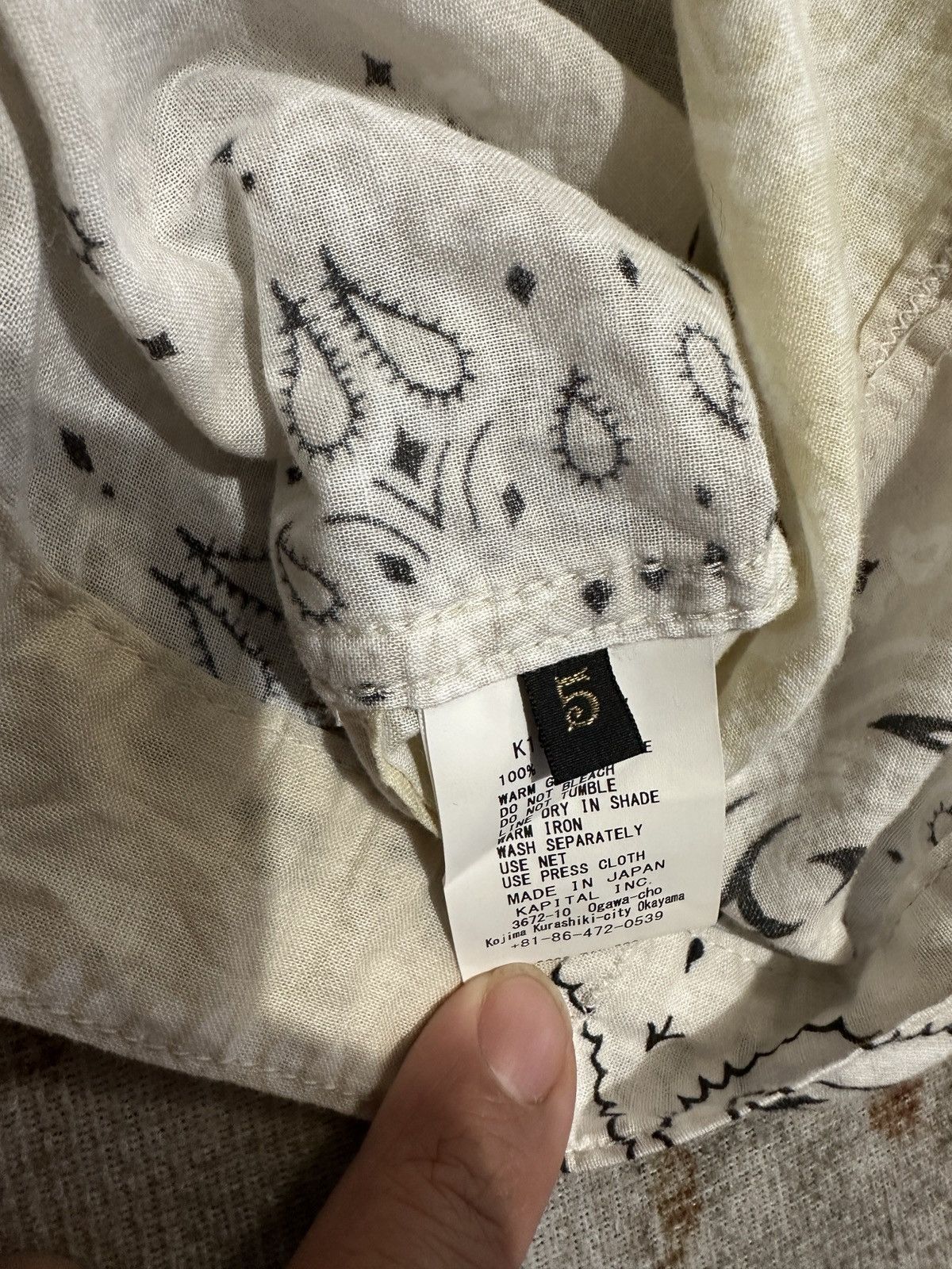 Kapital Kapital Bandana Shirt Size US L / EU 52-54 / 3 - 6 Thumbnail