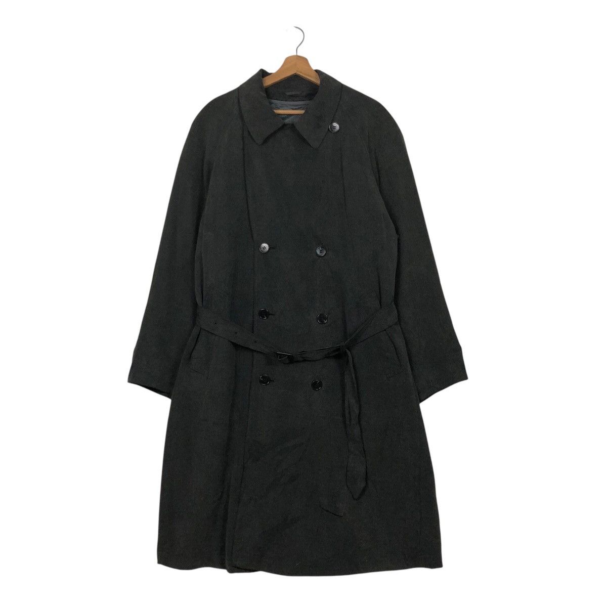 Japanese Brand 📌Vintage Long Jacket Rich Black Christian Aujard Homme Size US M / EU 48-50 / 2 - 2 Thumbnail