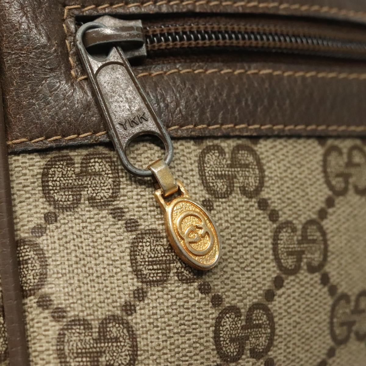 Gucci GUCCI GG Supreme Web Sherry Line Shoulder Bag Pvc Beige Size ONE SIZE - 15 Thumbnail