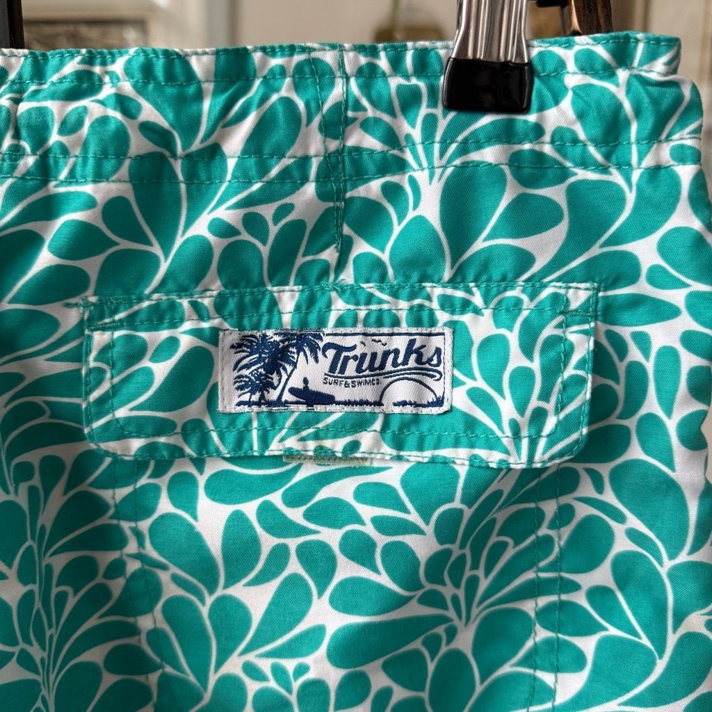 Other Trunks Surf & Swim Mens Swim Trunks Board Shorts Green $54 S Size US 30 / EU 46 - 4 Thumbnail