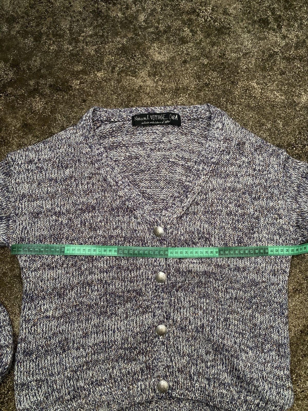 If Six Was Nine × Japanese Brand × Le Grande Bleu (L.G.B.) NATURAL VINTAGE G.O.A CARDIGAN Size ONE SIZE - 7 Thumbnail