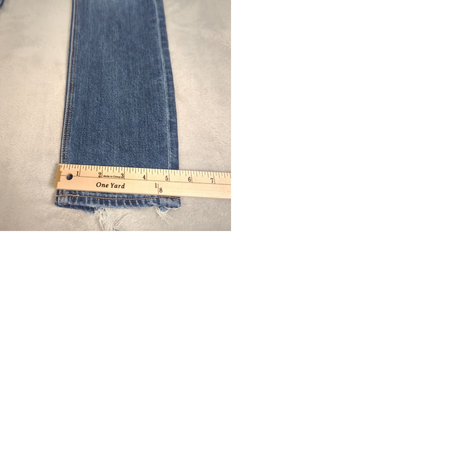 American Eagle Outfitters NEW Threat Whiskey Factory Distressed Mom Ankle Jeans Mens Truck Size Reset Ordered Boutique Size 24" / US 00 / IT 34 - 10 Thumbnail