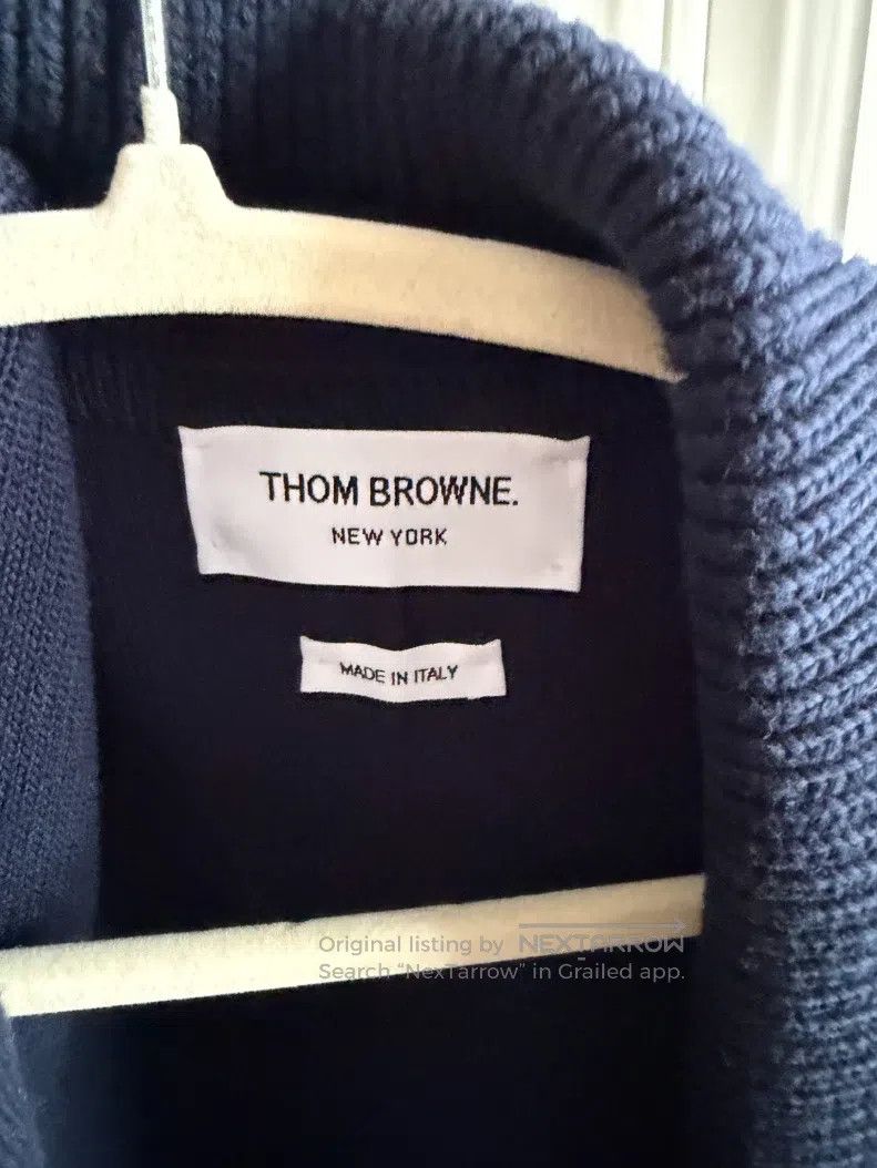 Thom Browne Thom Browne Knit Wool Coat Size US L / EU 52-54 / 3 - 2 Thumbnail
