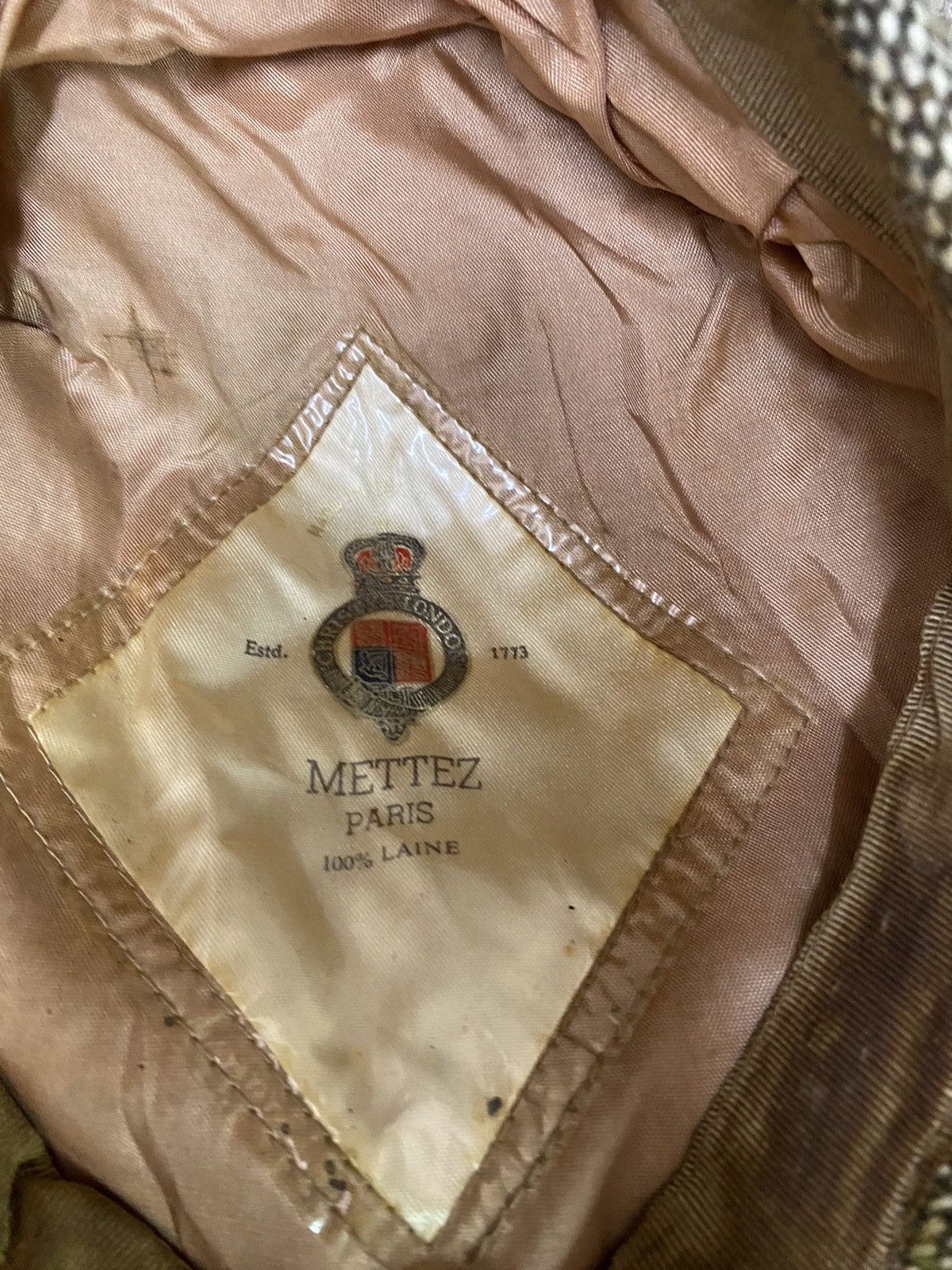 Japanese Brand × Vintage Mettez Paris Laine Rare Design Hat Size ONE SIZE - 5 Thumbnail