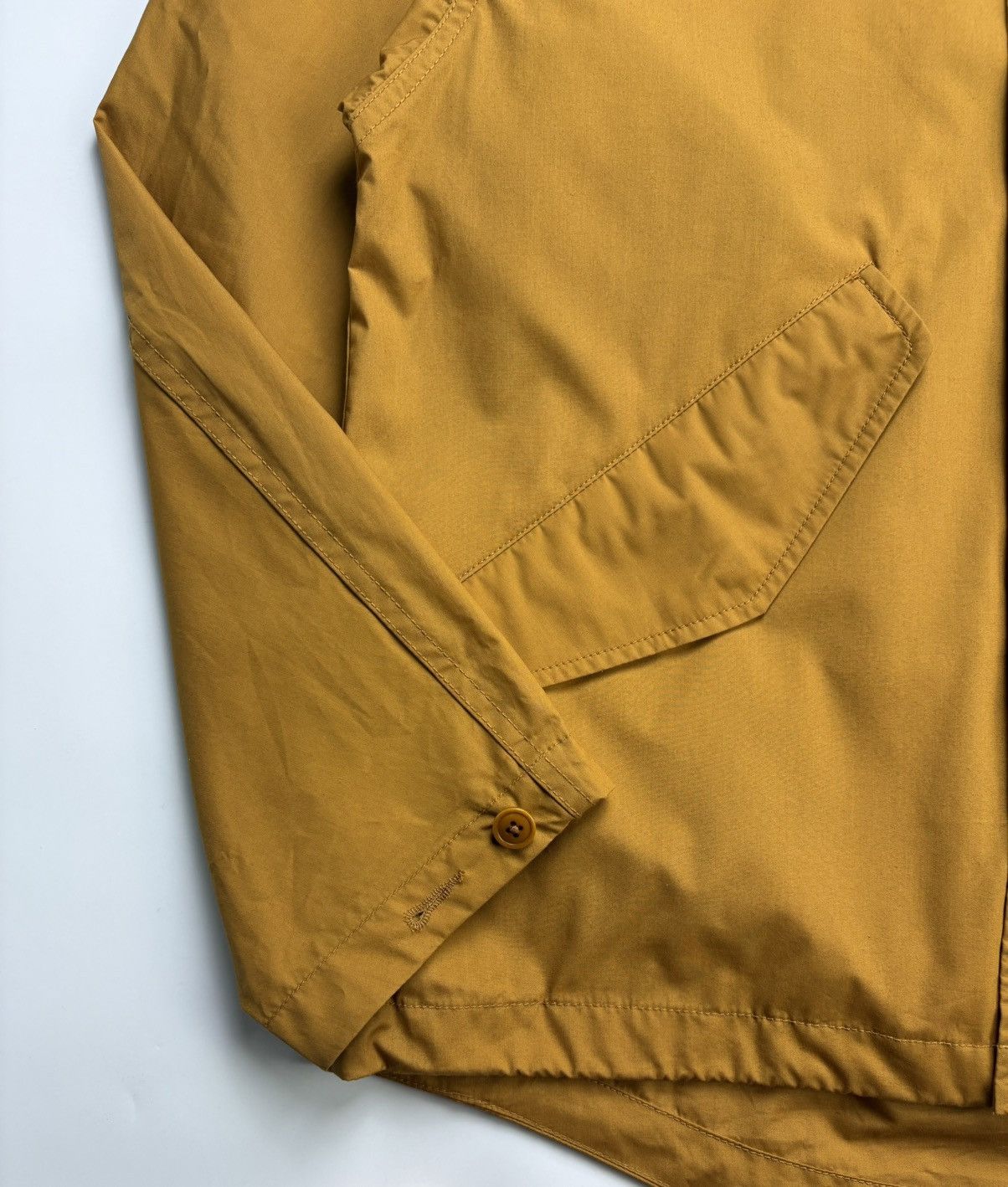 F/W 2023 Nanamica Mustard Yellow Hooded Jacket, Men's — image 4 of 6