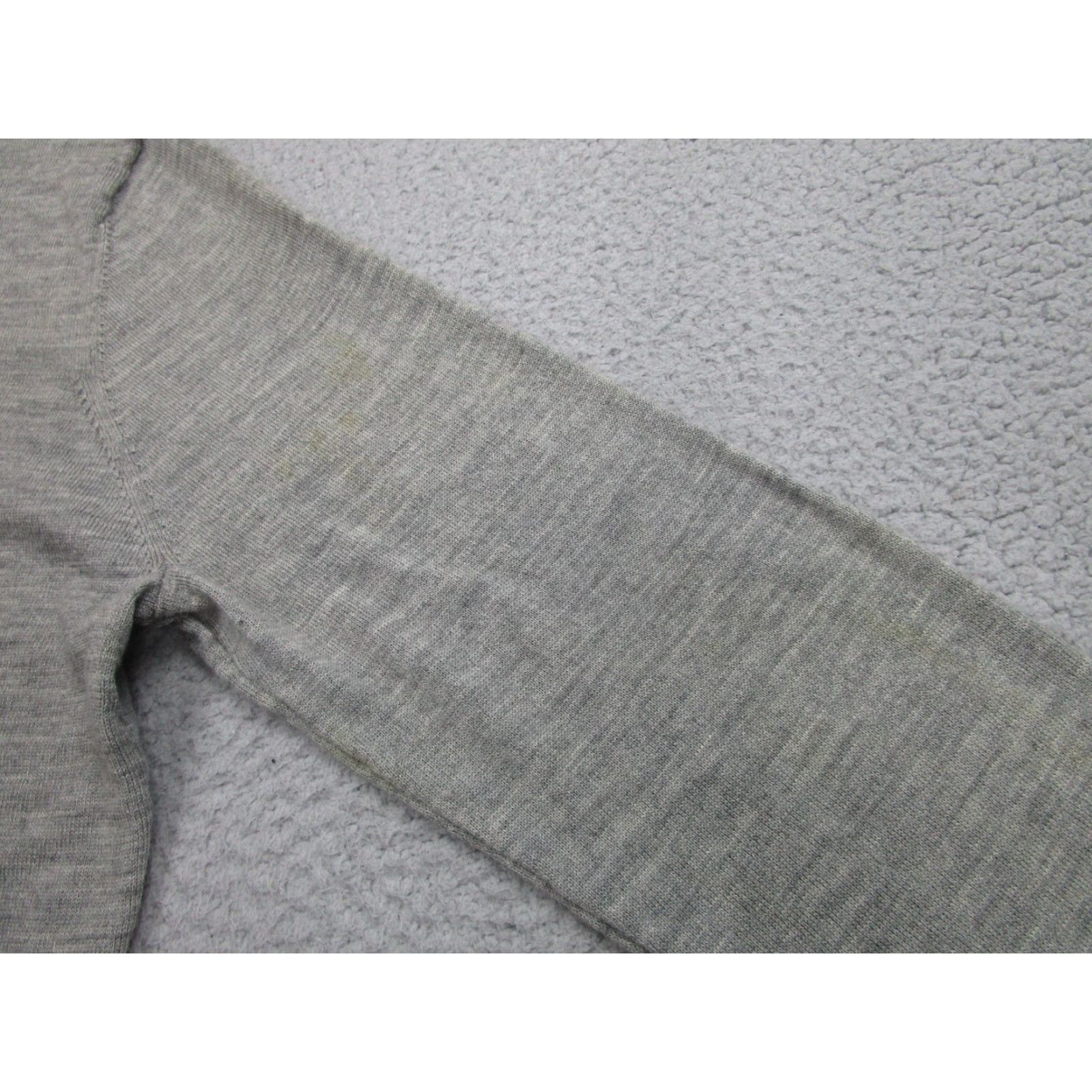 Vintage VINTAGE not applicable, so start with Main Selling Point OR Brand: REDVANLY Sweater Mens XL Gray 100% Merino Wool Crewneck Lightweight Pullover Size US XL / EU 56 / 4 - 4 Thumbnail