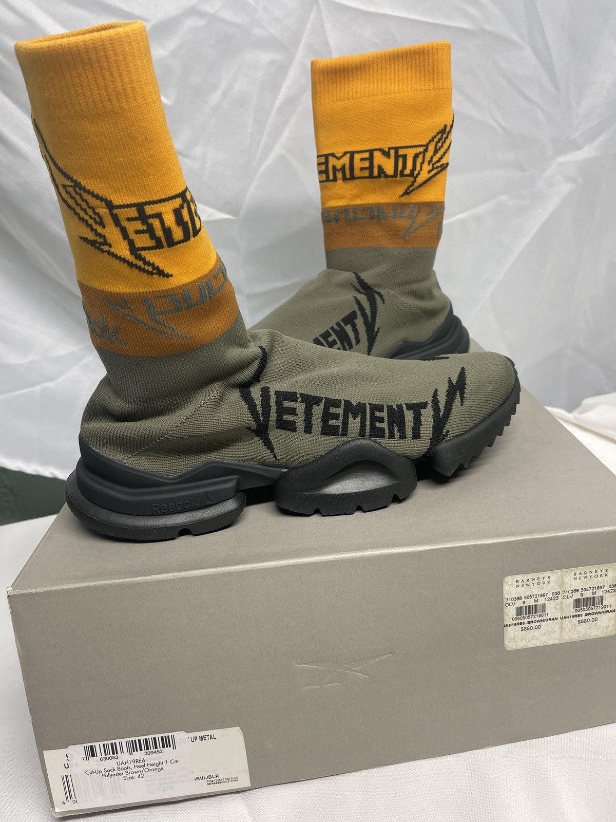 Reebok × Vetements Reebok Sock Runner Size US 9 / EU 42 - 1 Thumbnail