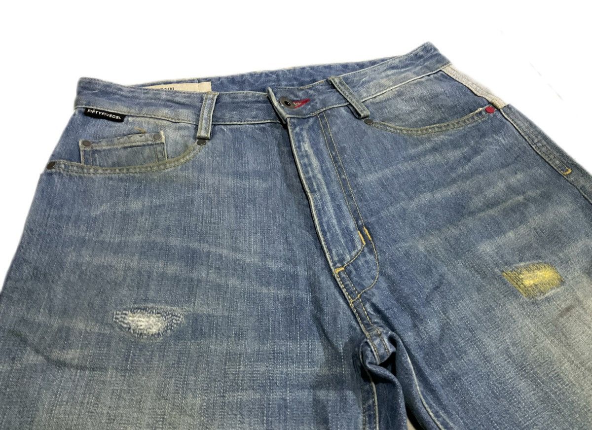 Diesel × Hysteric Glamour × Jean 🔥Sick Y2K 55 DSL Baggy Denim Distressed Size US 30 / EU 46 - 8 Thumbnail