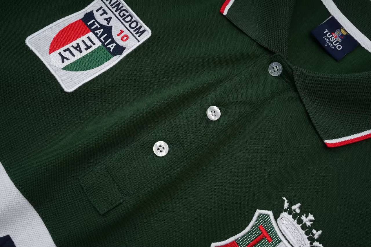 Vintage Vintage Green Rugby jersey Italy green big logo size L Size US L / EU 52-54 / 3 - 7 Thumbnail
