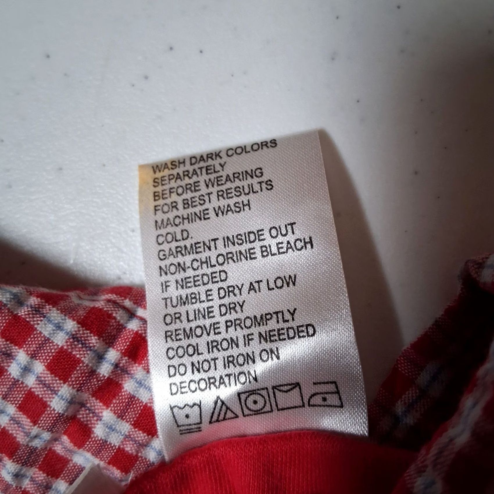 Vintage VINTAGE Melrose Woman Shirt Plus Size 2X Red Collared T Shirt Plaid Daisy Shirt Size XXL / US 16-18 / IT 52-54 - 5 Thumbnail
